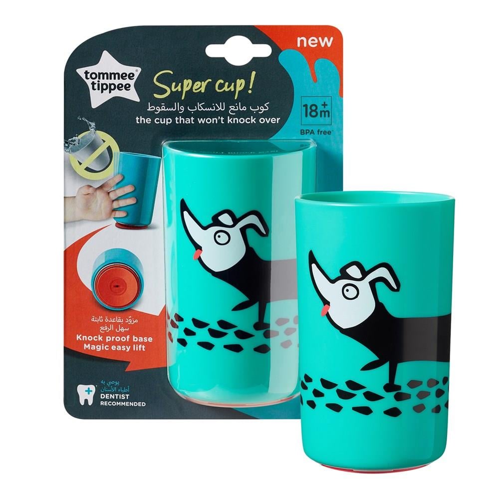 Tommee Tippee Devrilmez Süper Bardak 300 ml - YEŞİL