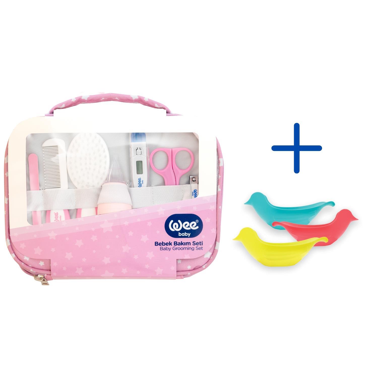 Wee Baby Bebek Bakım Seti - Pembe (Yüzen Ördekler Hediyeli)
