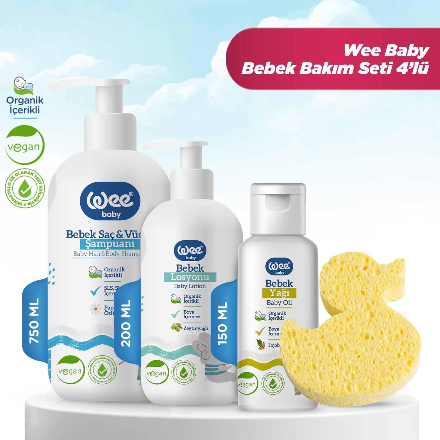 Wee Baby BebekDuşBakımSeti 4lü BULK