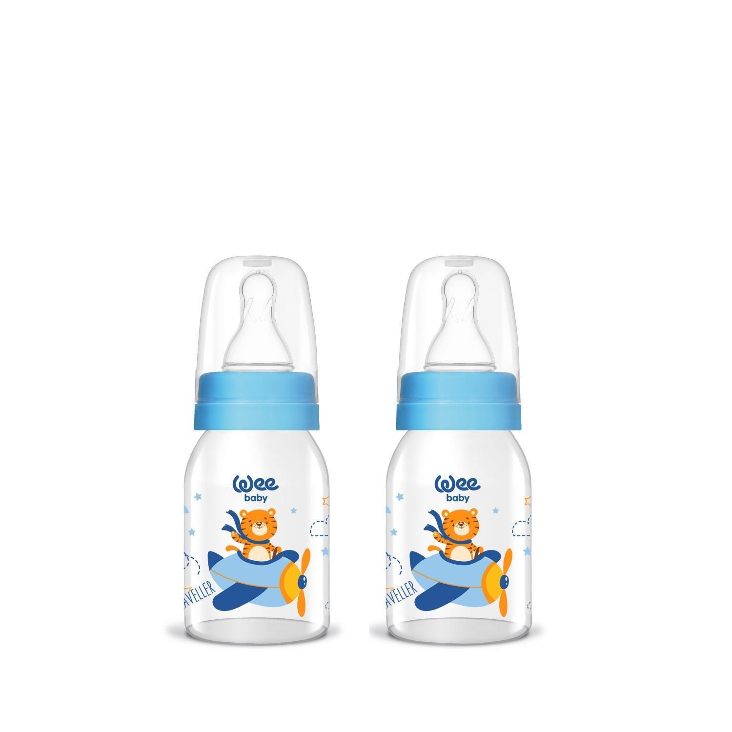 Wee Baby Cam Biberon 125 ml - Mavi (2'li Set)