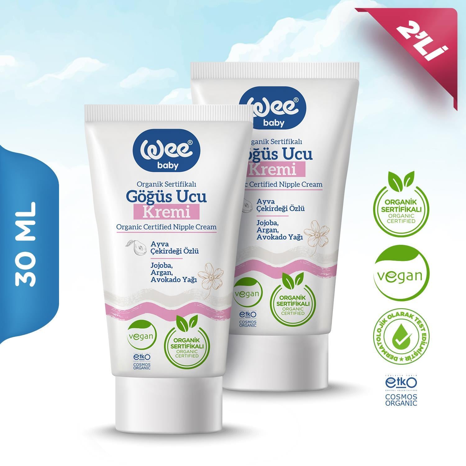 Wee Baby Göğüs Ucu Krem 30ML x2 BULK