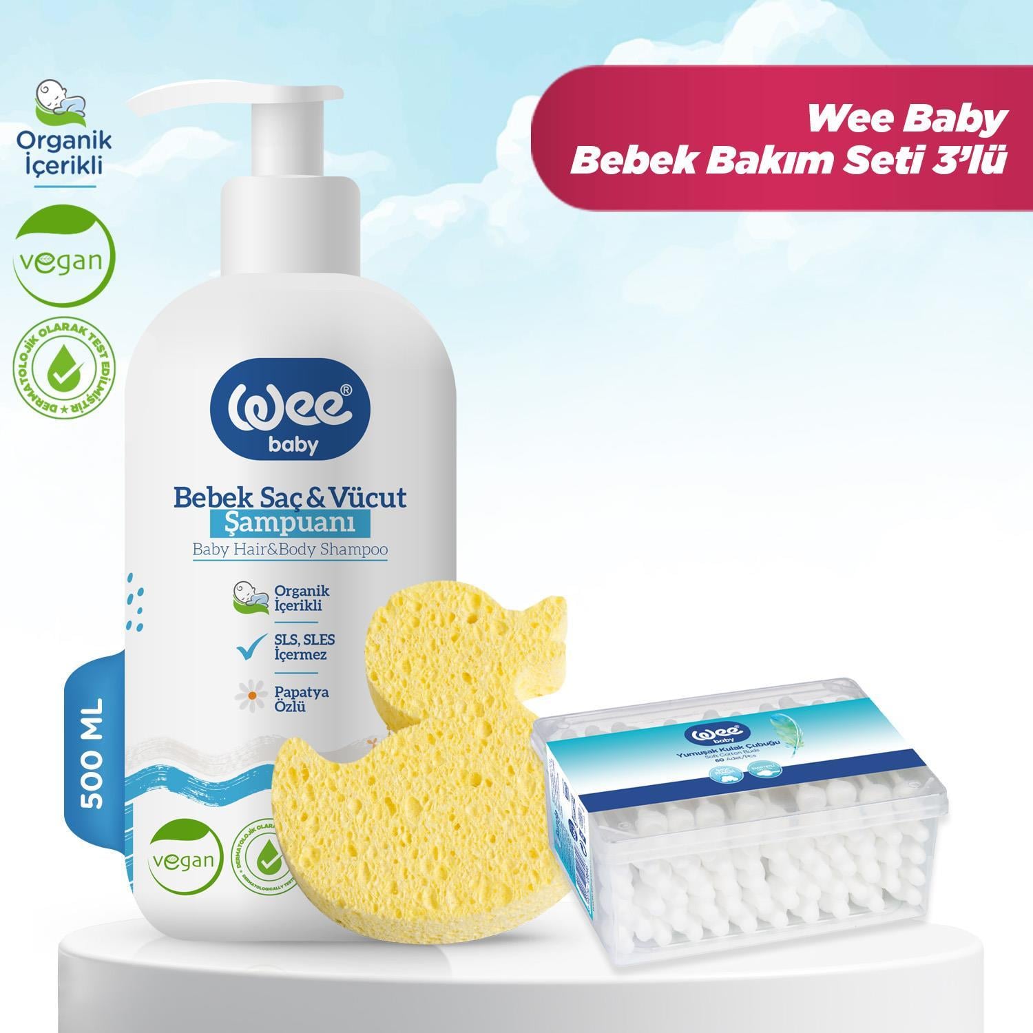 Wee Baby Günlük Bakım Seti 3lü BULK
