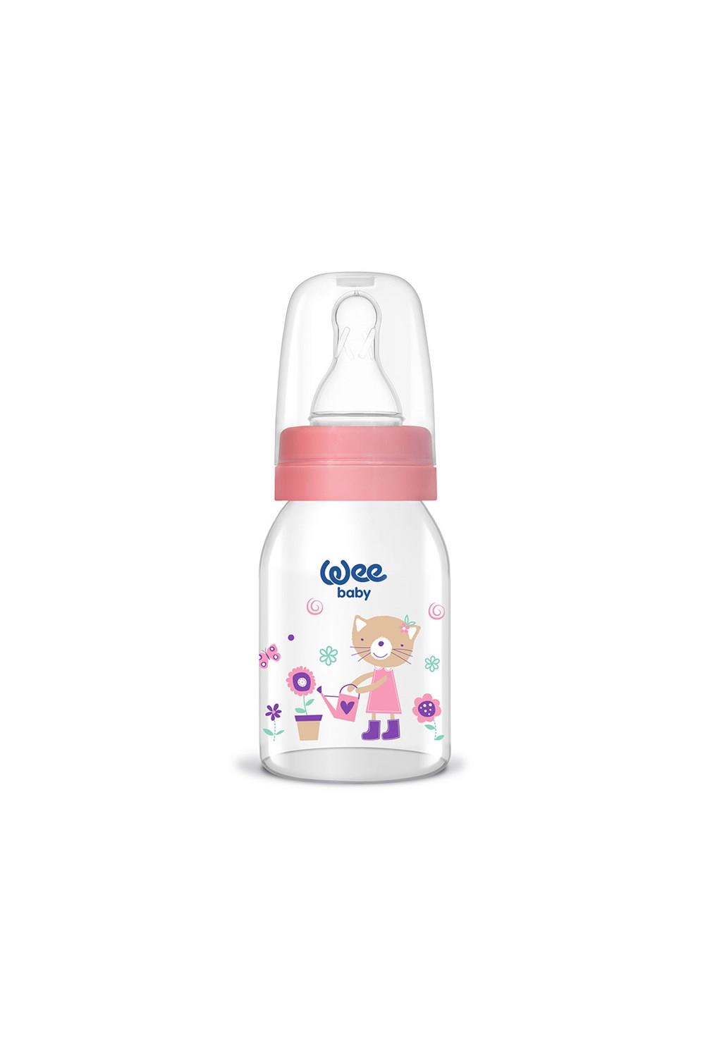 Wee Baby Klasik Cam Biberon 125 ml - PEMBE