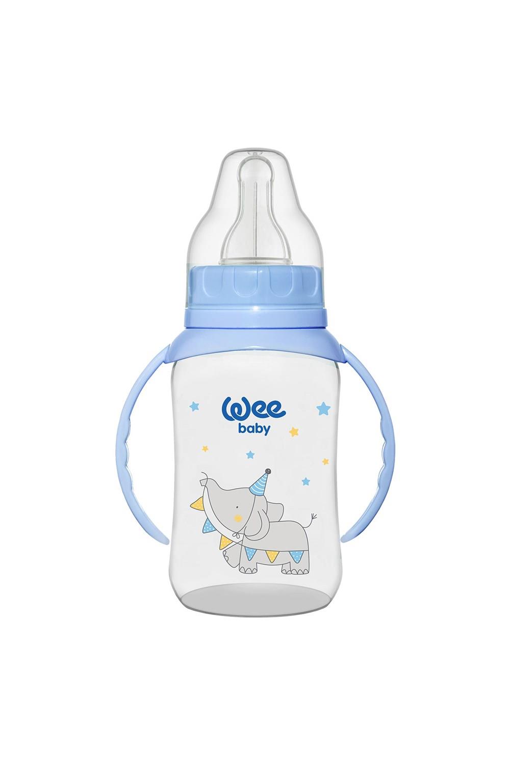 Wee Baby Klasik Kulplu PP Biberon 150 ml - MAVİ