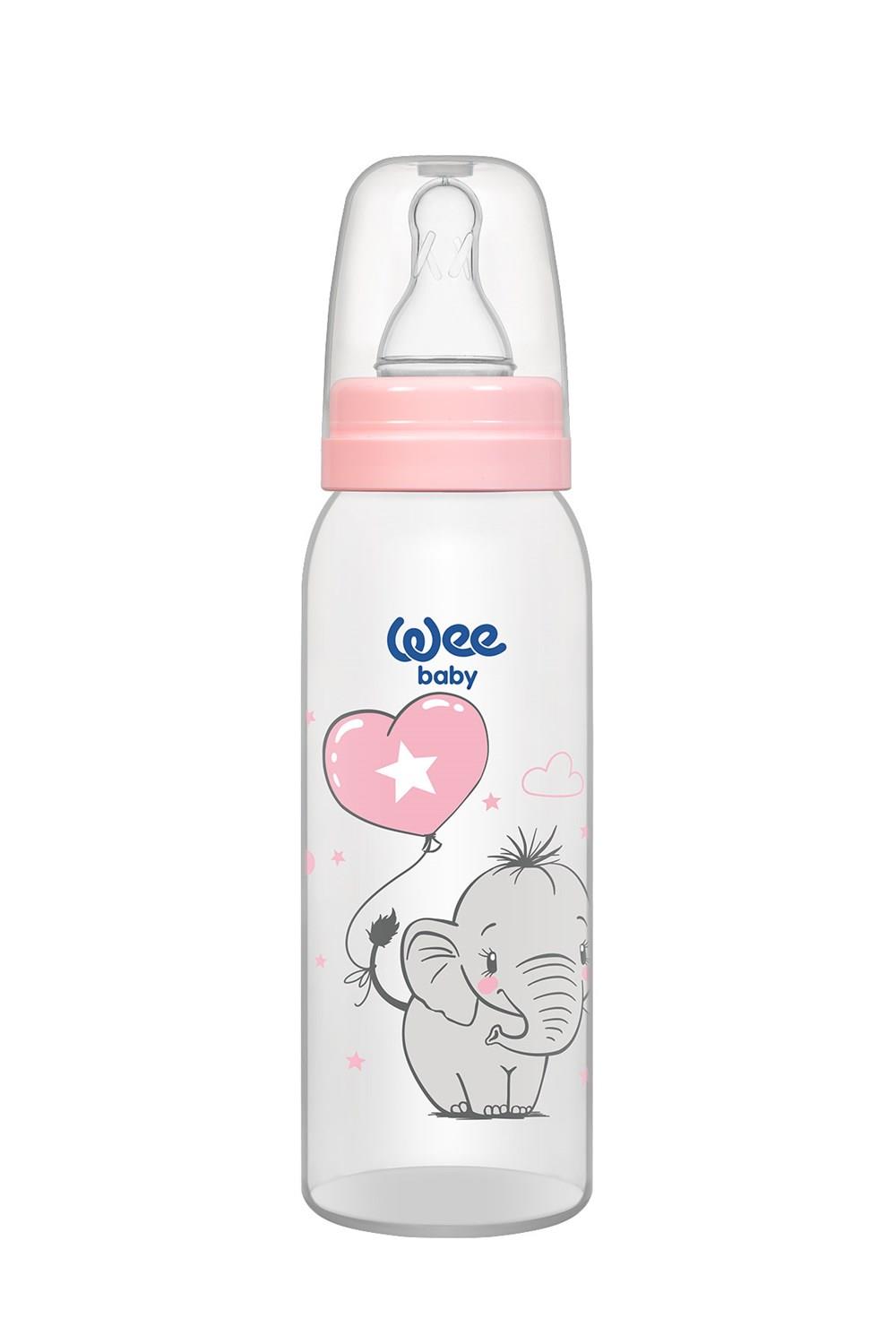 Wee Baby Klasik PP Biberon 250 ml - PEMBE