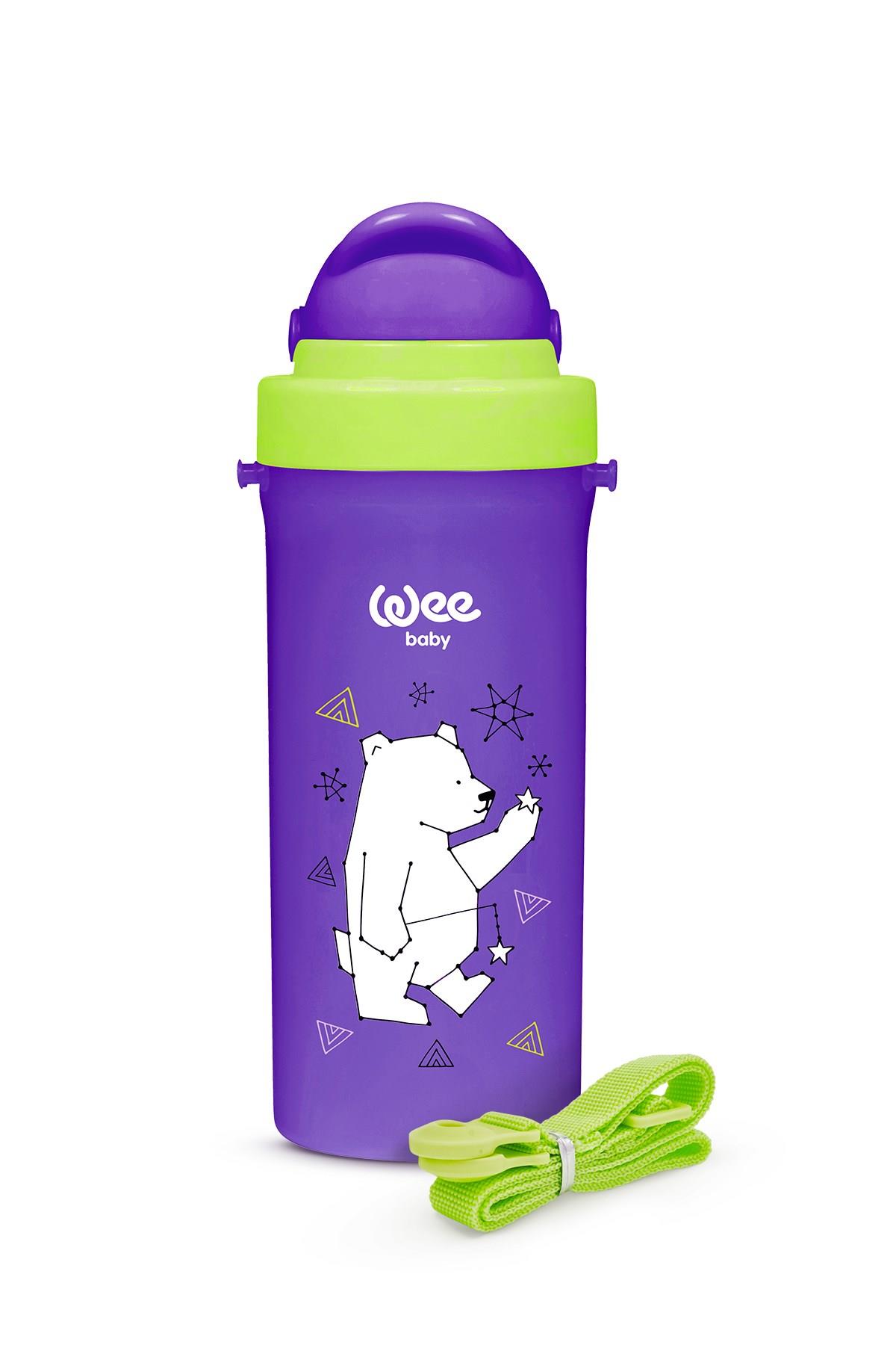 Wee Baby Pipetli Bardak 300 ml - MOR