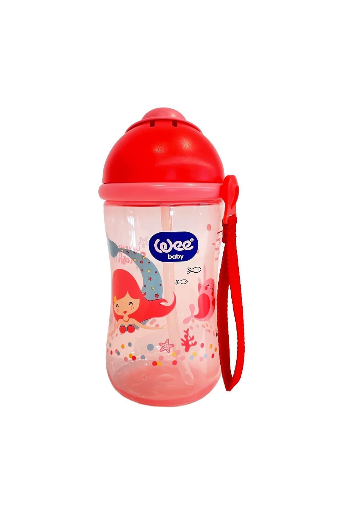 Wee Baby Pipetli Bardak 380 ml - PEMBE