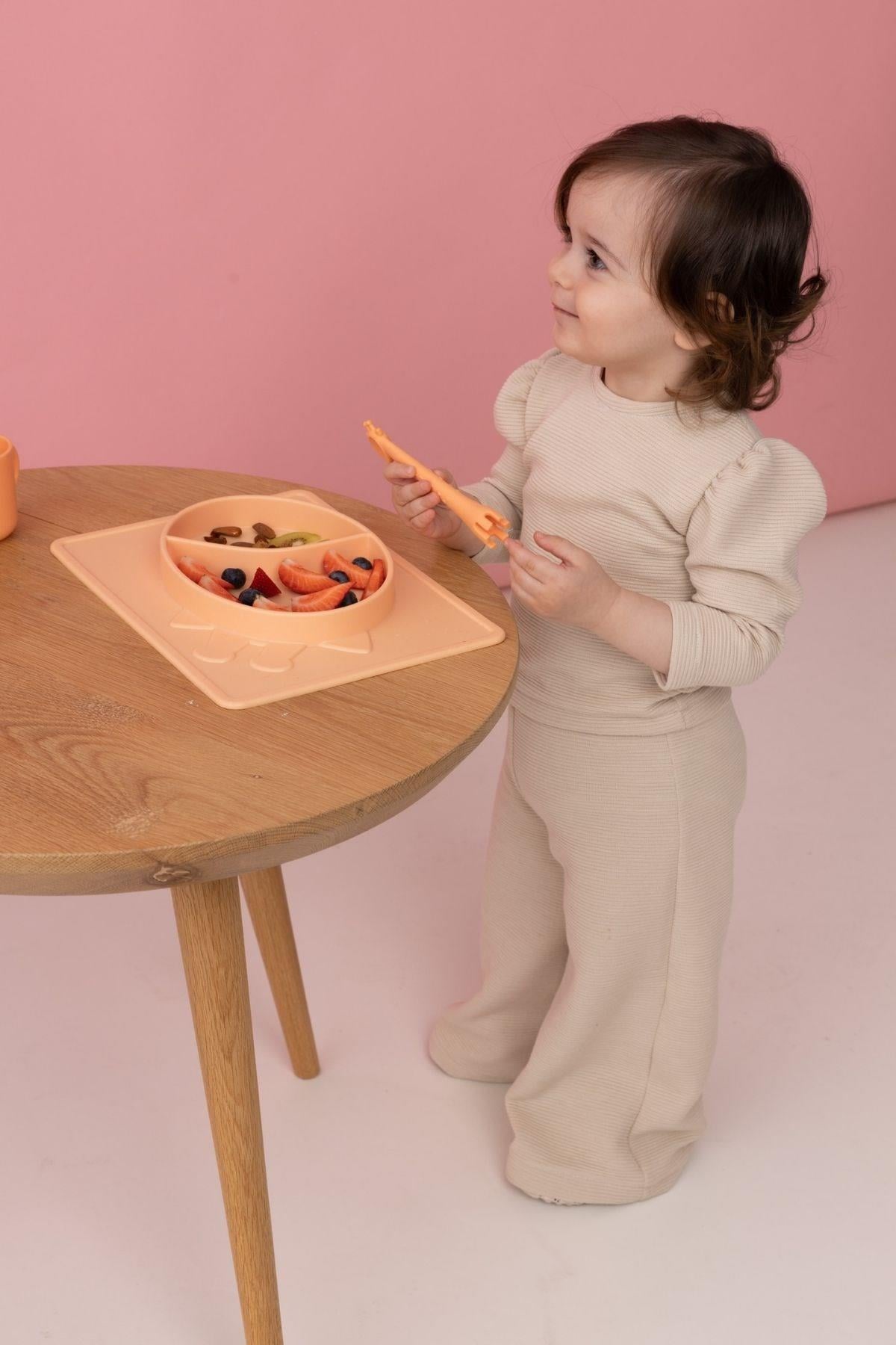 Wee Baby Prime Matlı Tabak - TURUNCU