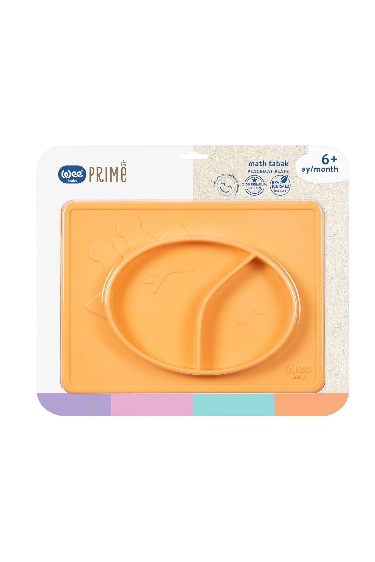 Wee Baby Prime Matlı Tabak - TURUNCU