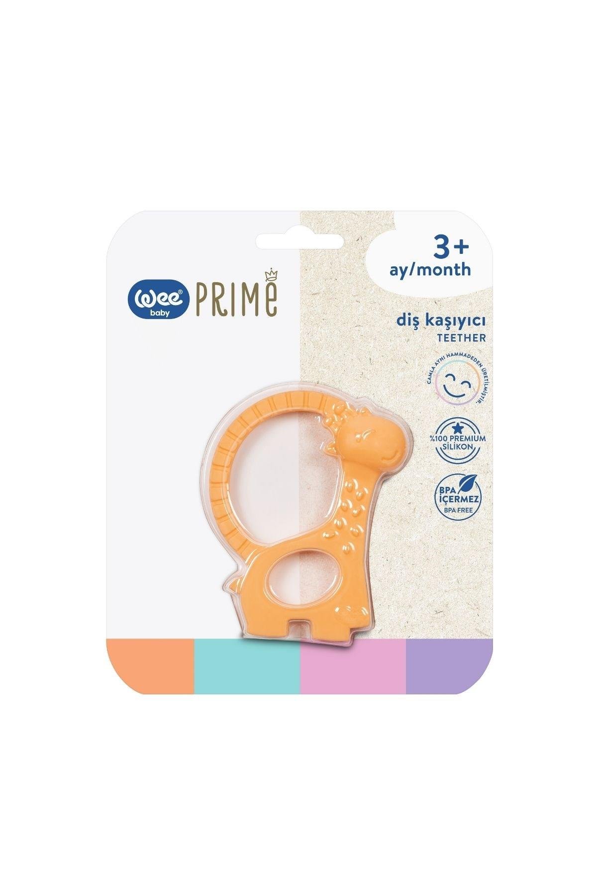 Wee Baby Prime Silikon Diş Kaşıyıcı - TURUNCU