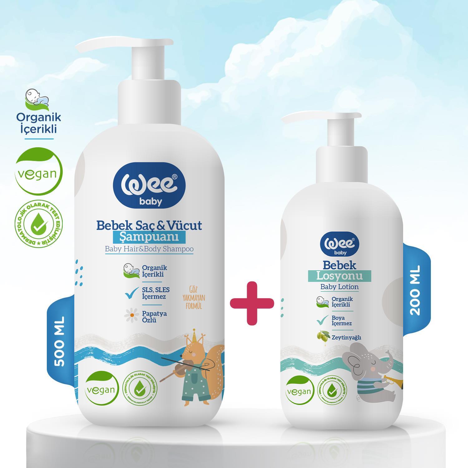 Wee Baby Şamp500ML&BebekLosyonu BULK