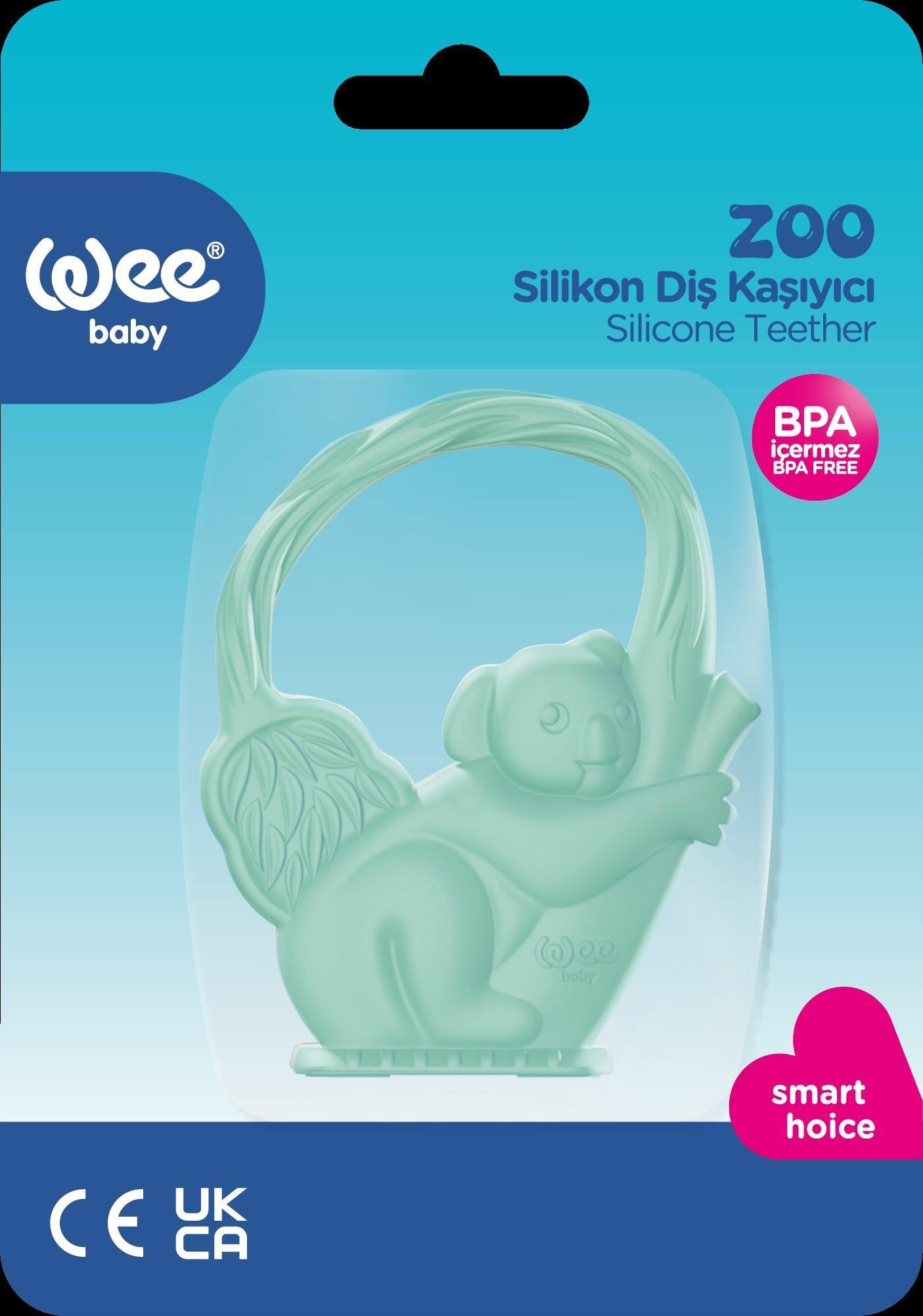Wee Baby Zoo Diş Kaşıyıcı - YEŞİL KOALA
