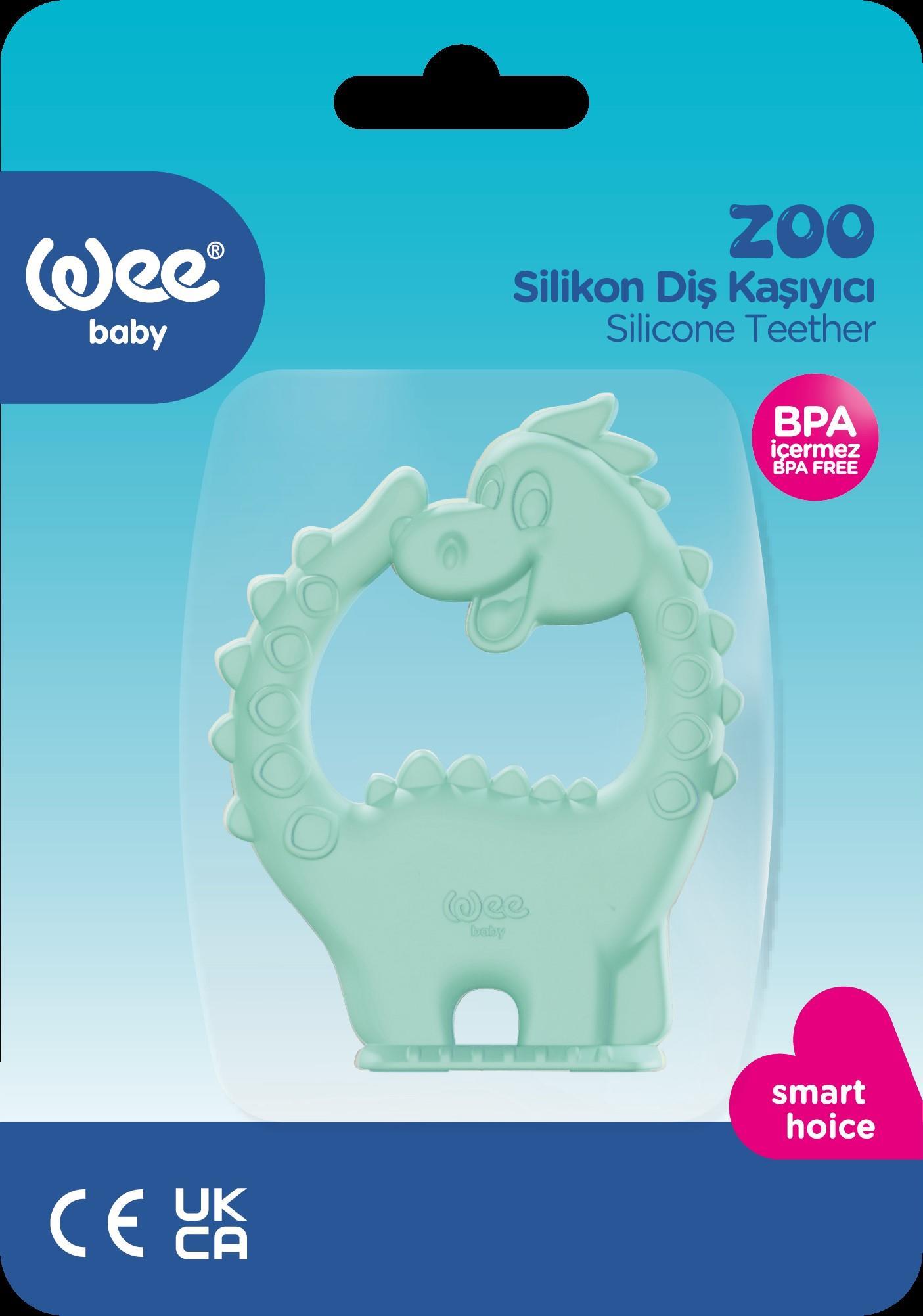 Wee Baby Zoo Diş Kaşıyıcı - YEŞİL ZÜRAFA