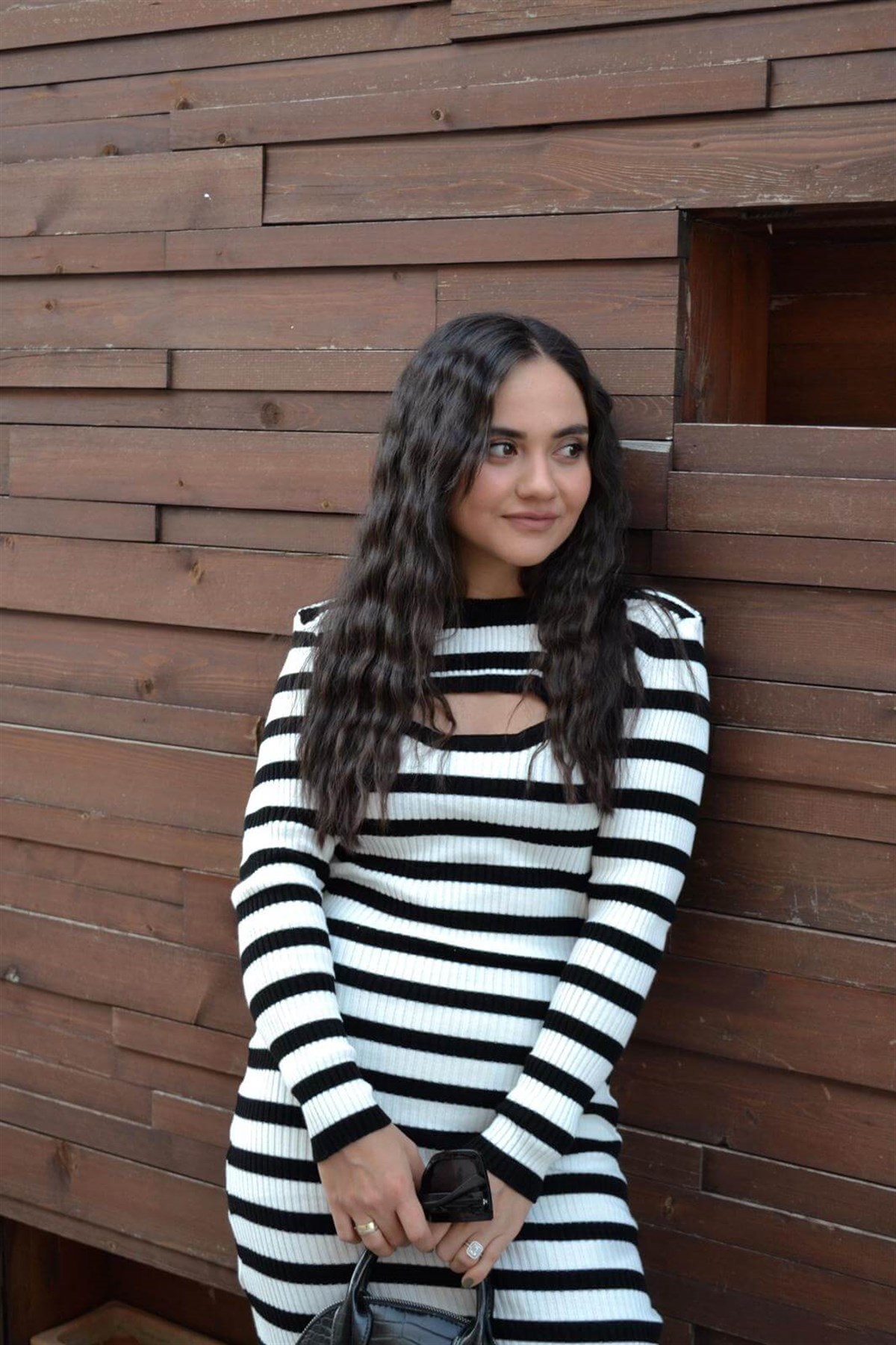 ÇİZGİLİ TRİKO ELBİSE