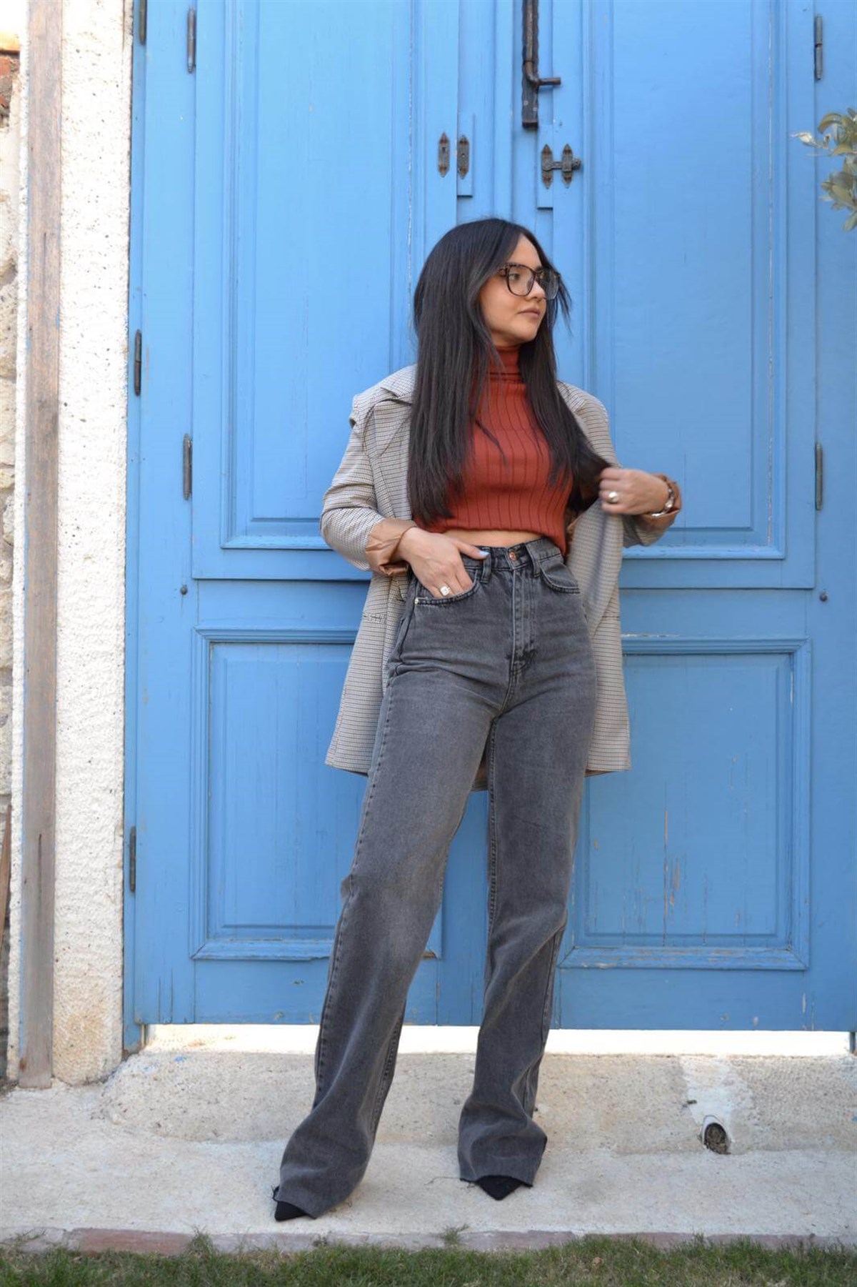 KEMERLİ BLAZER CEKET