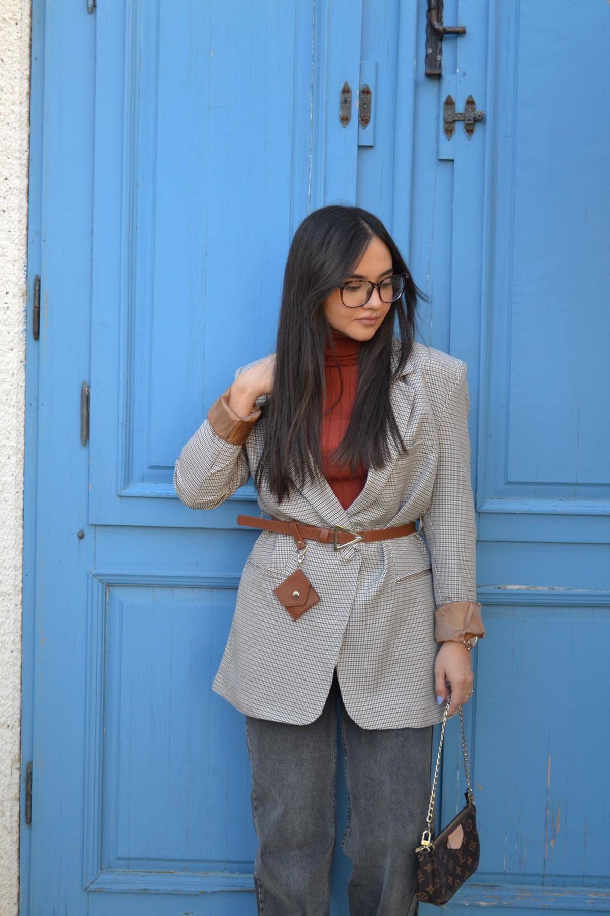 KEMERLİ BLAZER CEKET