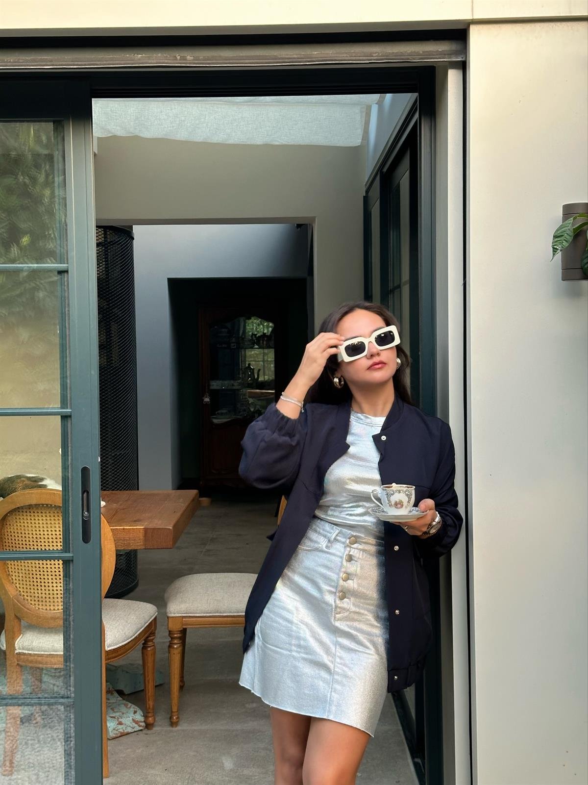 LACİVERT BOMBER CEKET