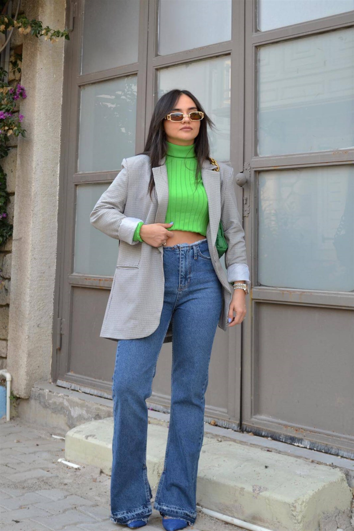 PAÇA YIRTMAÇ DETAYLI JEAN