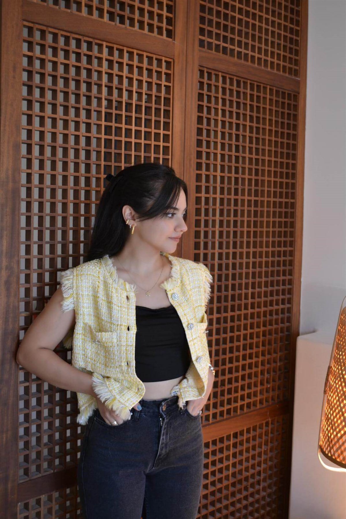 TAS DUGMELI TUVIT YELEK