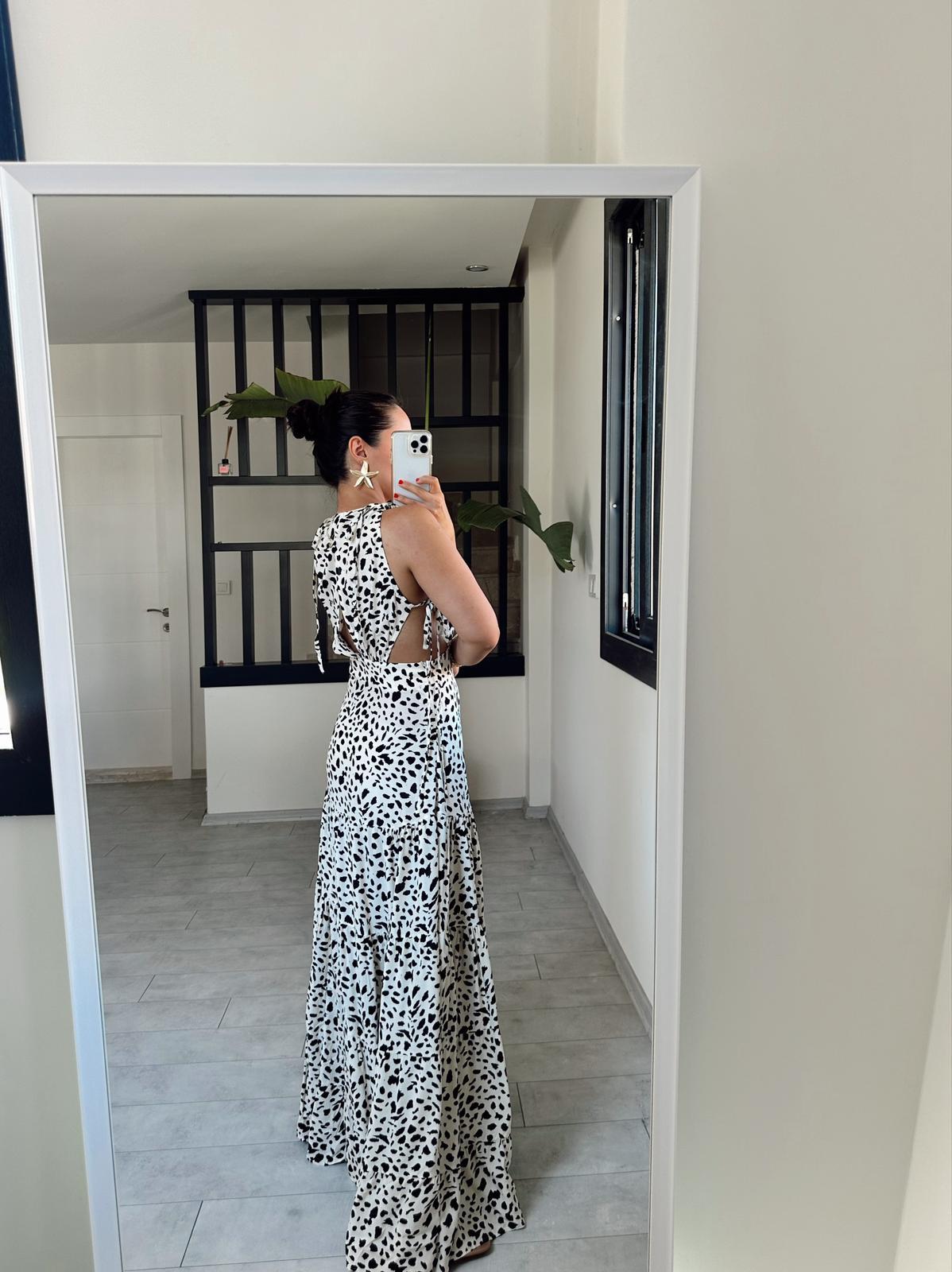 VİSKON MAXİ ELBİSE