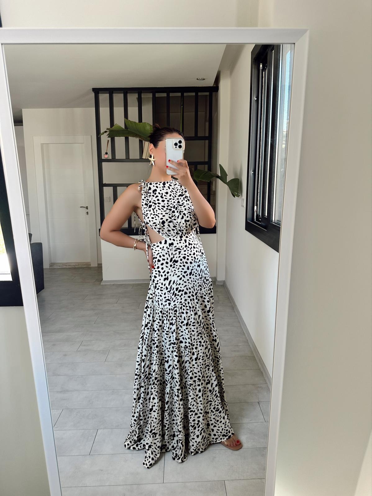 VİSKON MAXİ ELBİSE