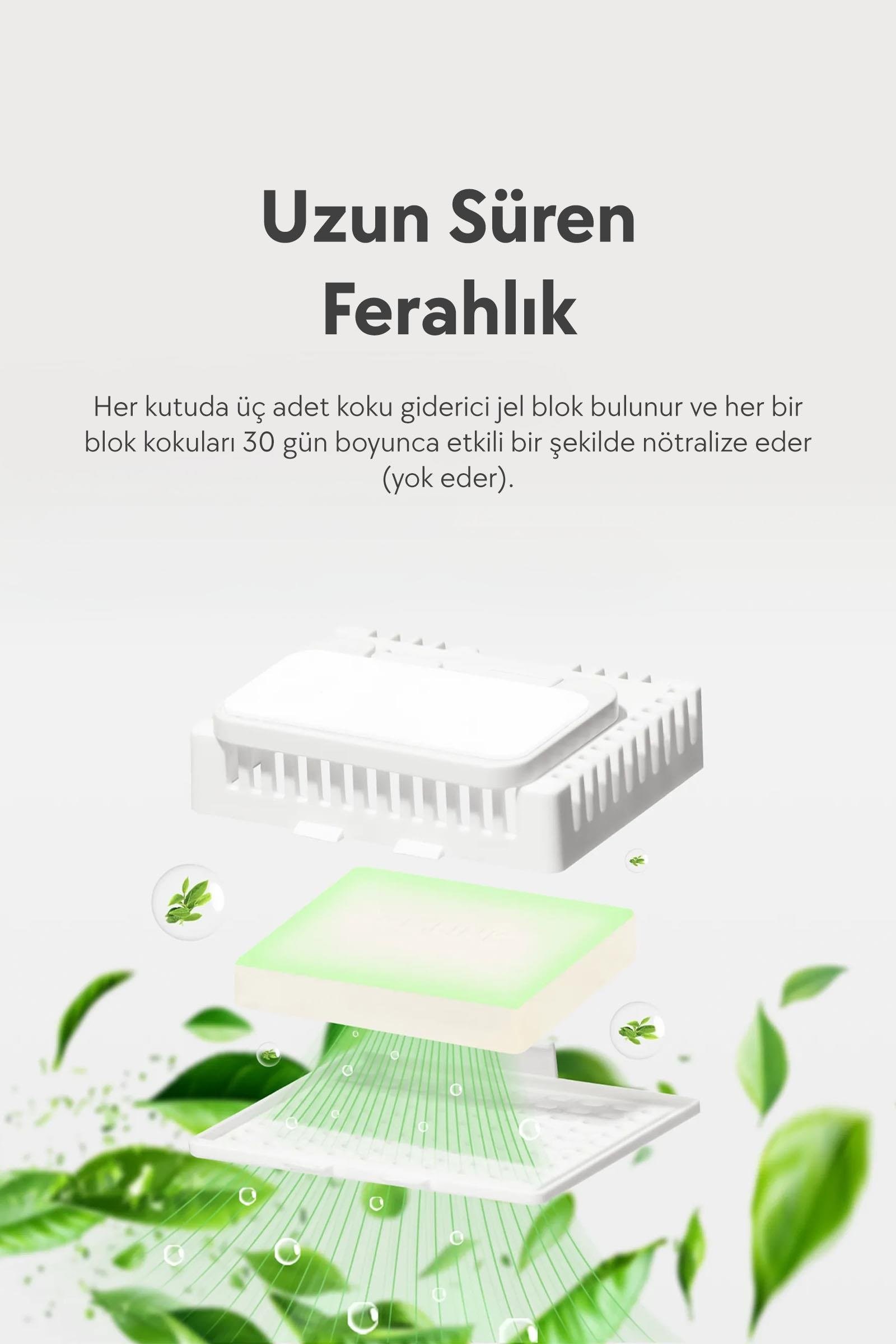 CATLINK Tüm Kedi Tuvaletleri İçin C70 Koku Giderici, 3lü Paket - Kedi Tuvalet Ürünleri