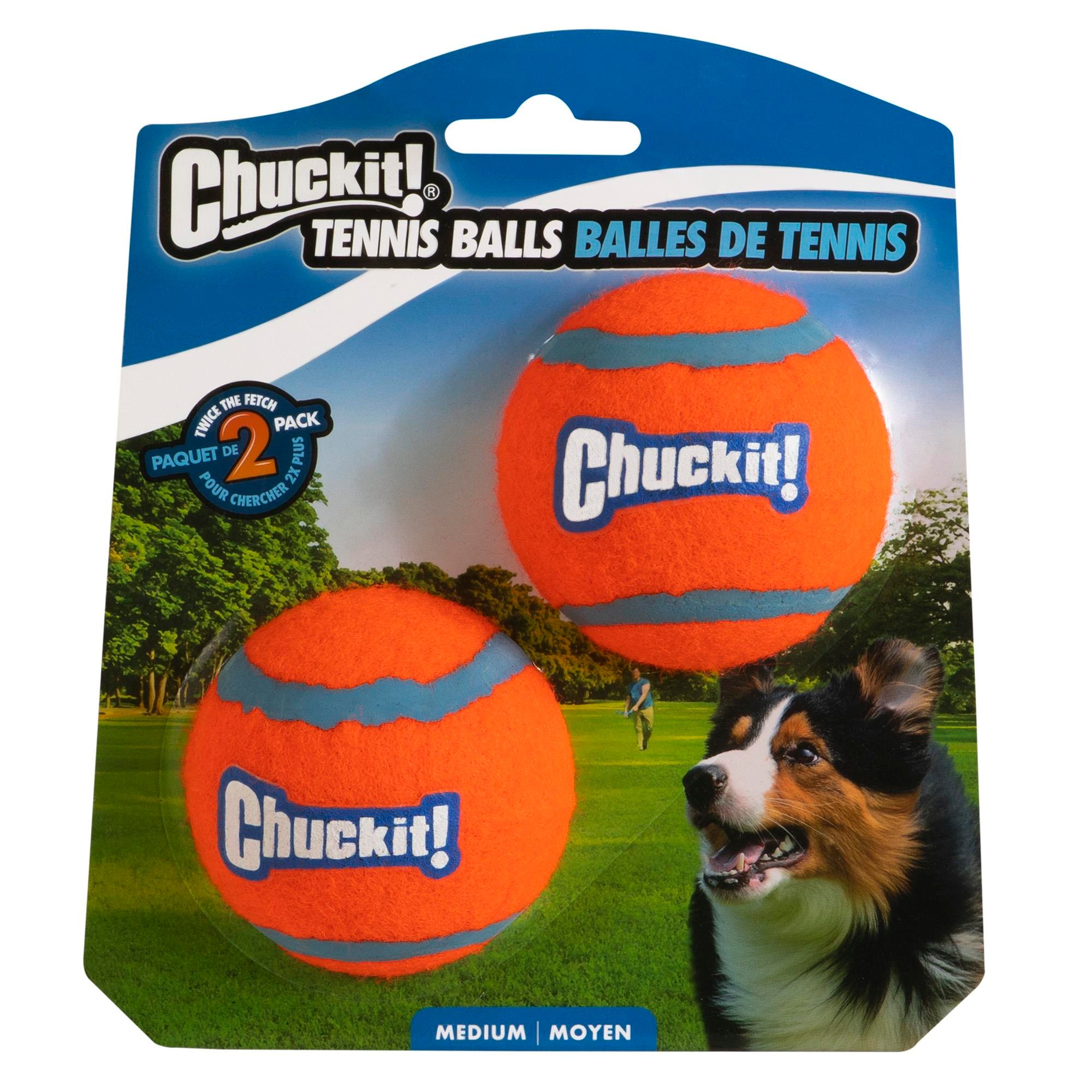 Chuckit! 2'li Köpek Tenis Oyun Topu (Orta Boy) - Oyun Topları ve Frizbiler