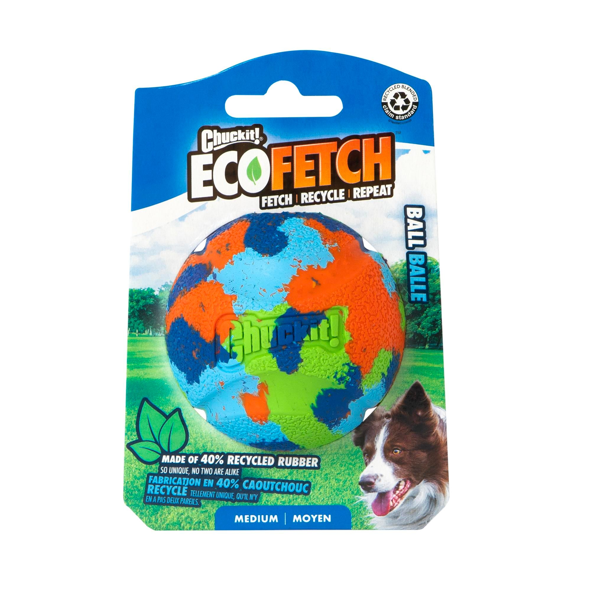 Chuckit! Eco Fetch Ball Doğa Dostu Köpek Oyun Topu (Orta Boy) - Oyun Topları ve Frizbiler