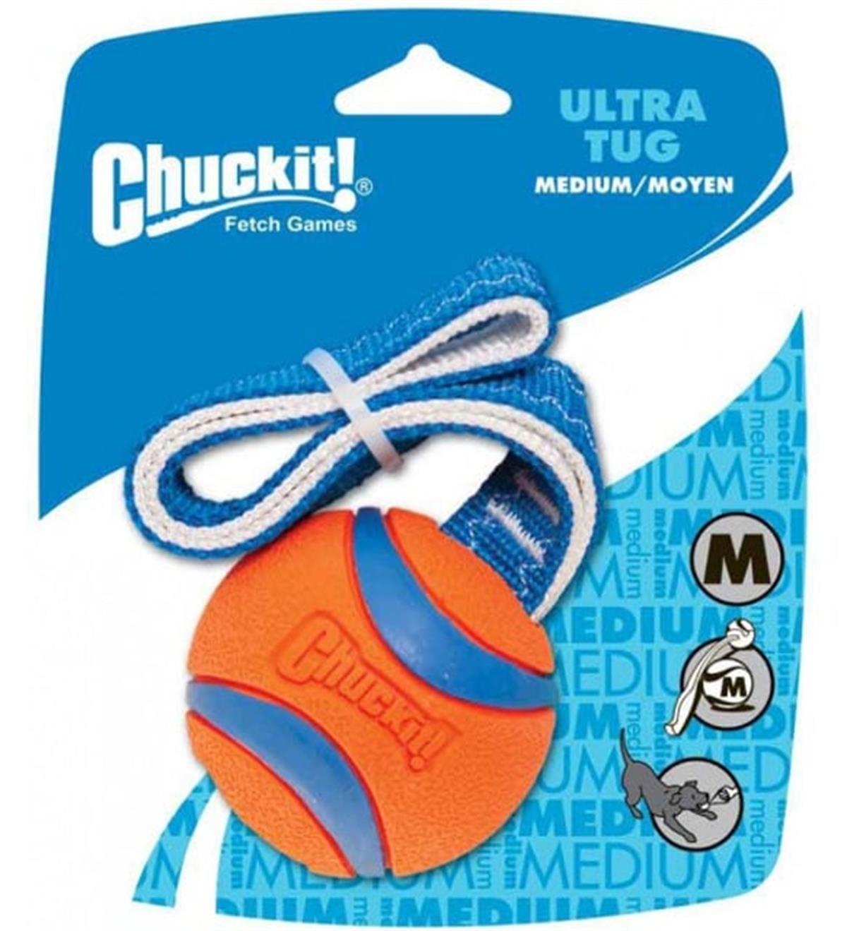 Chuckit! Ultra Tug Köpek Çekiştirme Topu (Orta Boy) - Oyun Topları ve Frizbiler