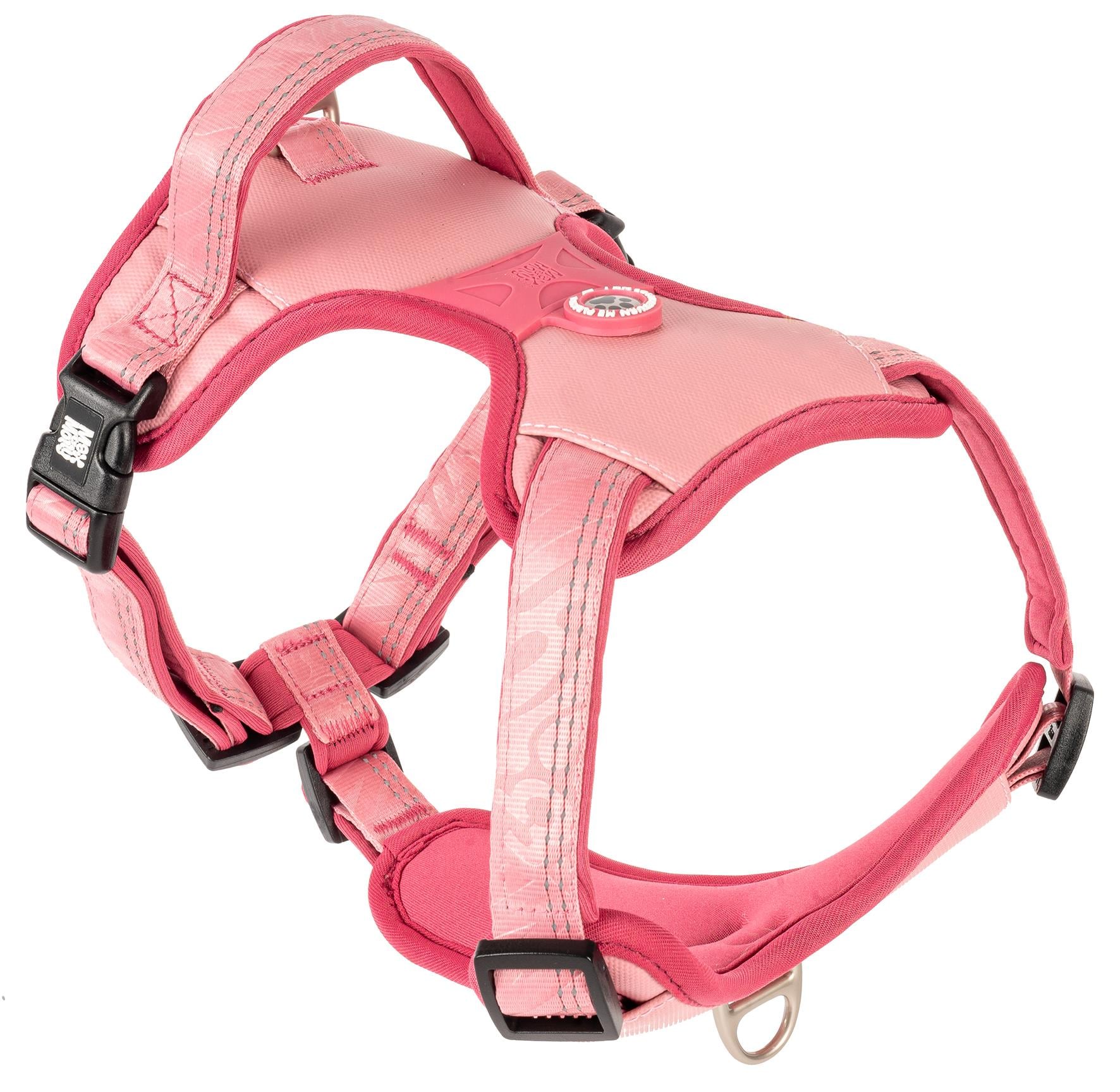 Matrix 2.0 Akıllı Künyeli Sport Köpek Göğüs Tasması - Rose (XS) - Göğüs Tasmaları
