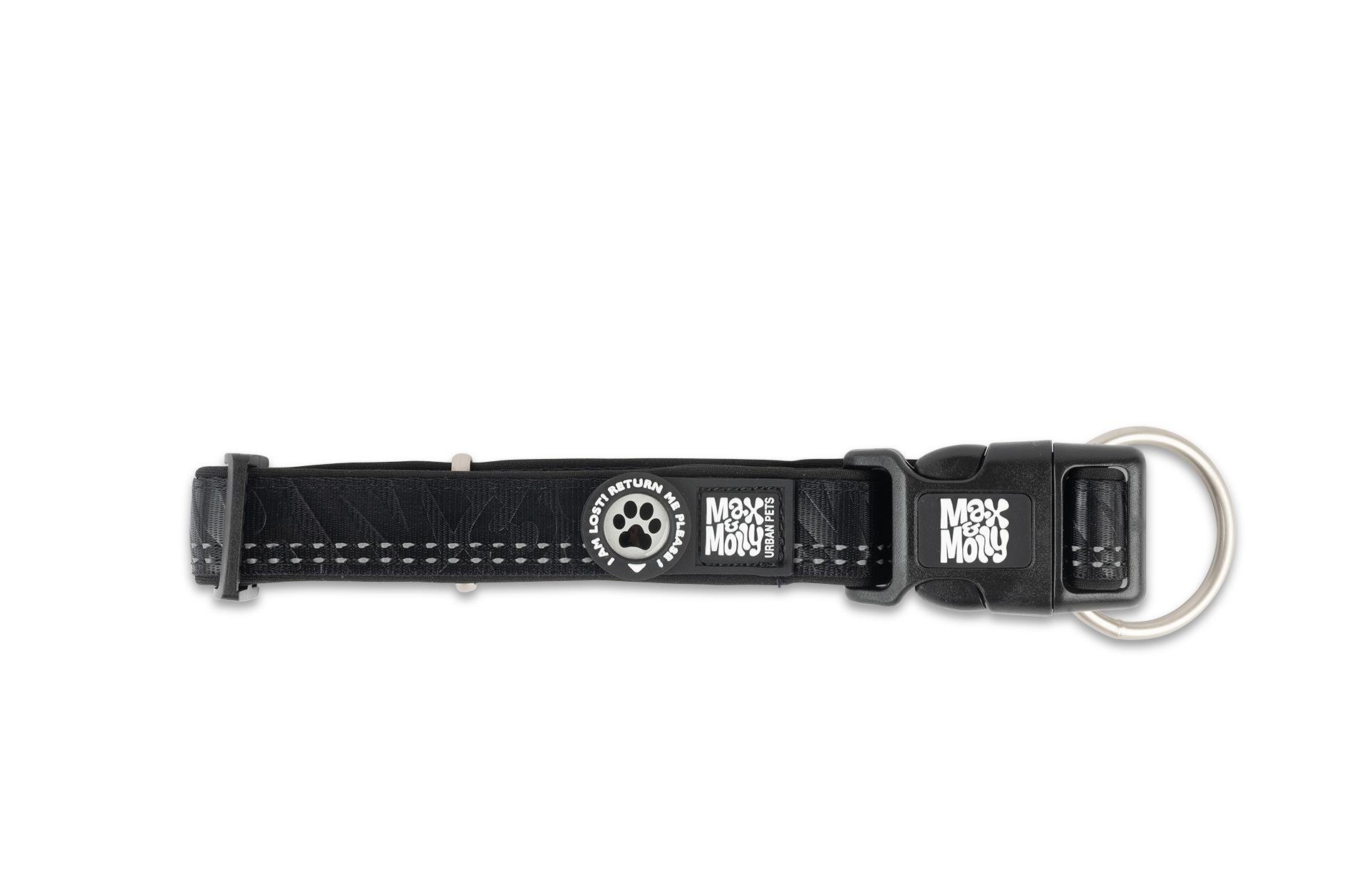 Matrix 2.0 Akıllı Künyeli Köpek Boyun Tasması - Black (XS) - Boyun Tasmaları