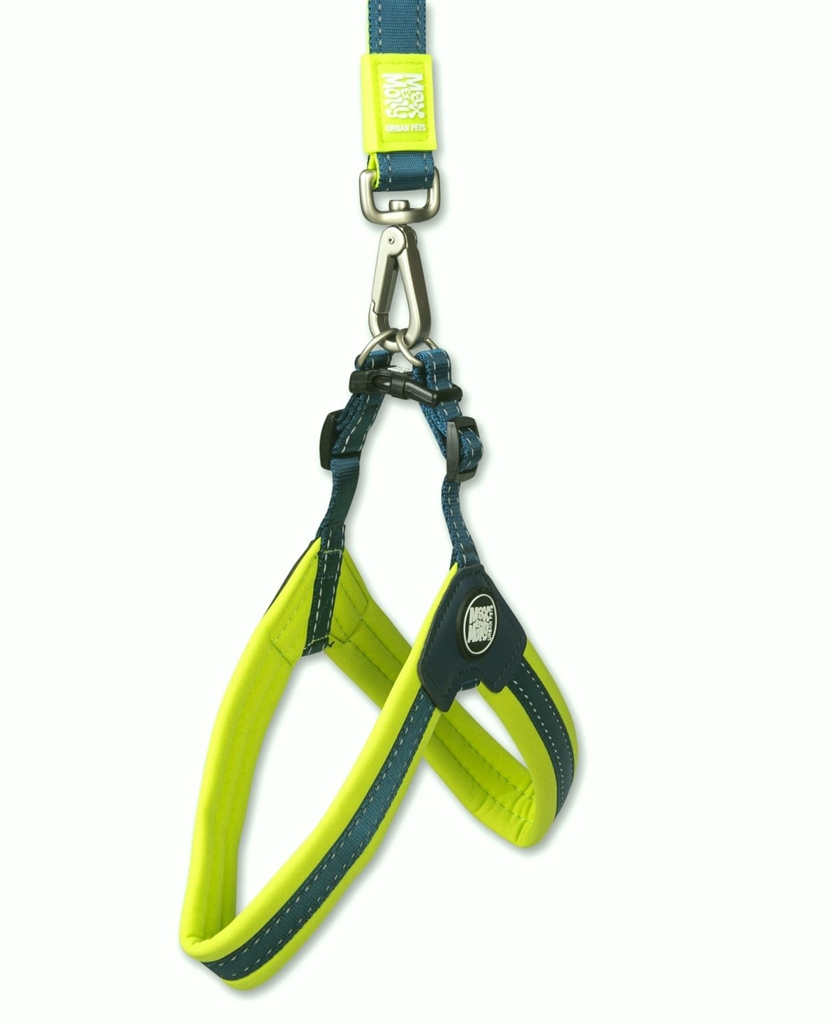 Max & Molly Q-Fit Matrix Lime Green Göğüs Tasması - Göğüs Tasmaları