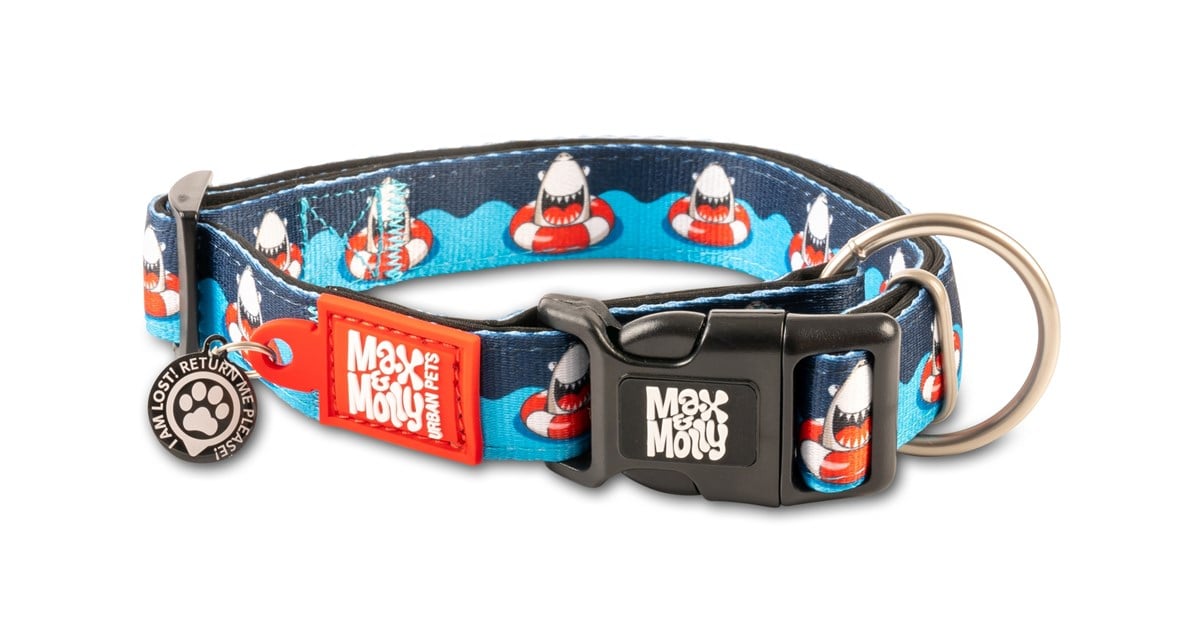 Max & Molly Smart ID Frenzy the Shark Boyun Tasması - Boyun Tasmaları
