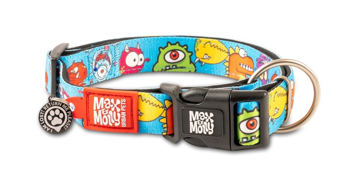 Max & Molly Smart ID Little Monsters Boyun Tasması - Boyun Tasmaları