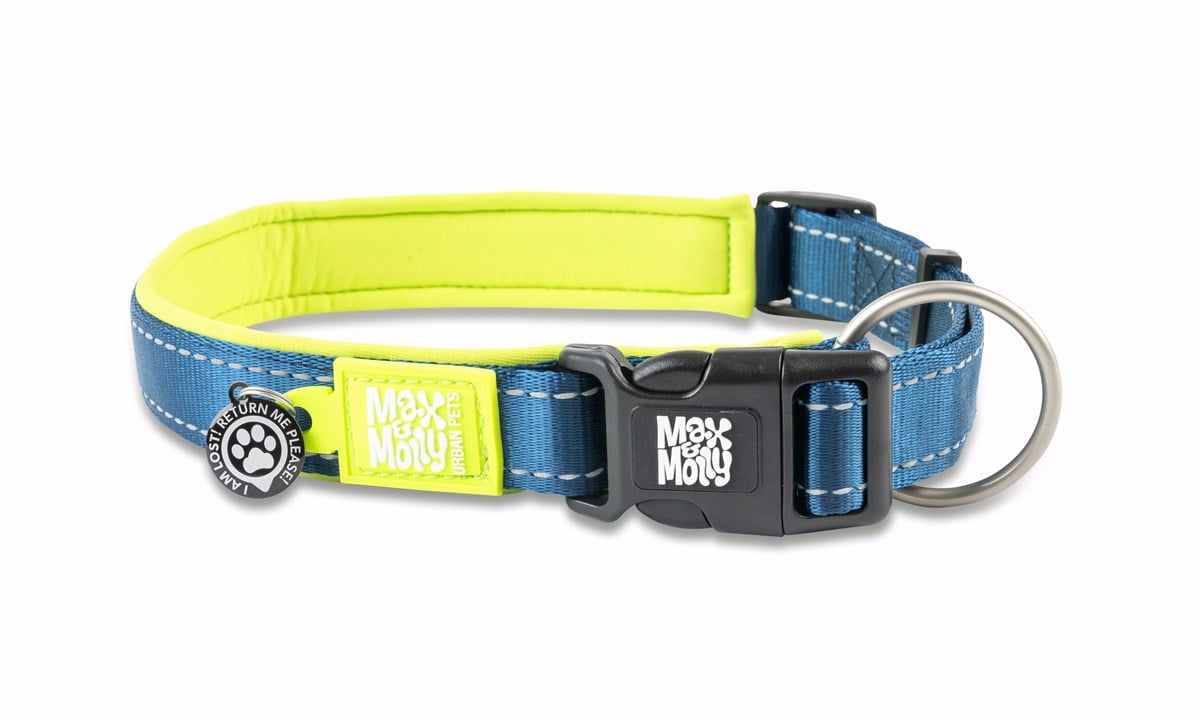 Max & Molly Smart ID Matrix Lime Green Boyun Tasması - Boyun Tasmaları