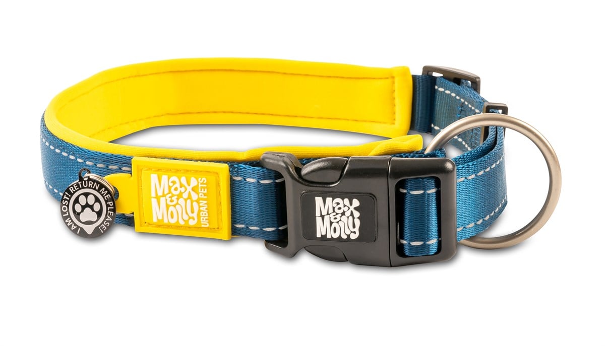 Max & Molly Smart ID Matrix Yellow Boyun Tasması - Boyun Tasmaları
