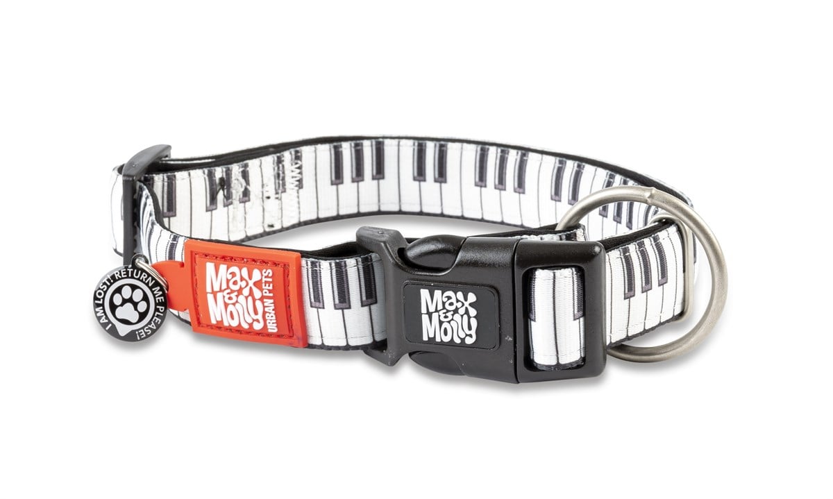 Max & Molly Smart ID Piano Boyun Tasması - Boyun Tasmaları