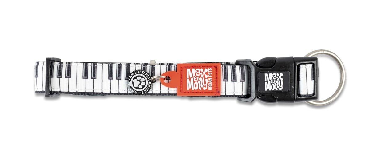 Max & Molly Smart ID Piano Boyun Tasması - Boyun Tasmaları