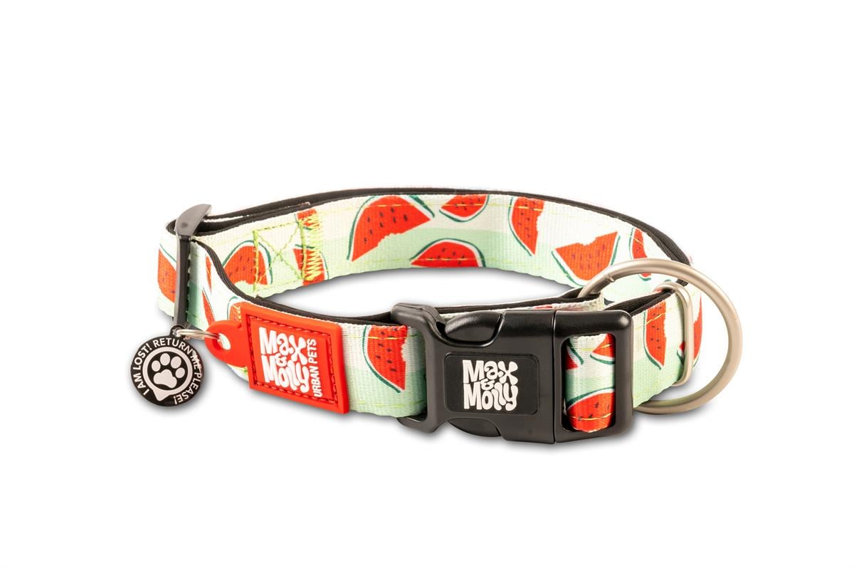 Max & Molly Smart ID Watermelon Köpek Boyun Tasması - Boyun Tasmaları