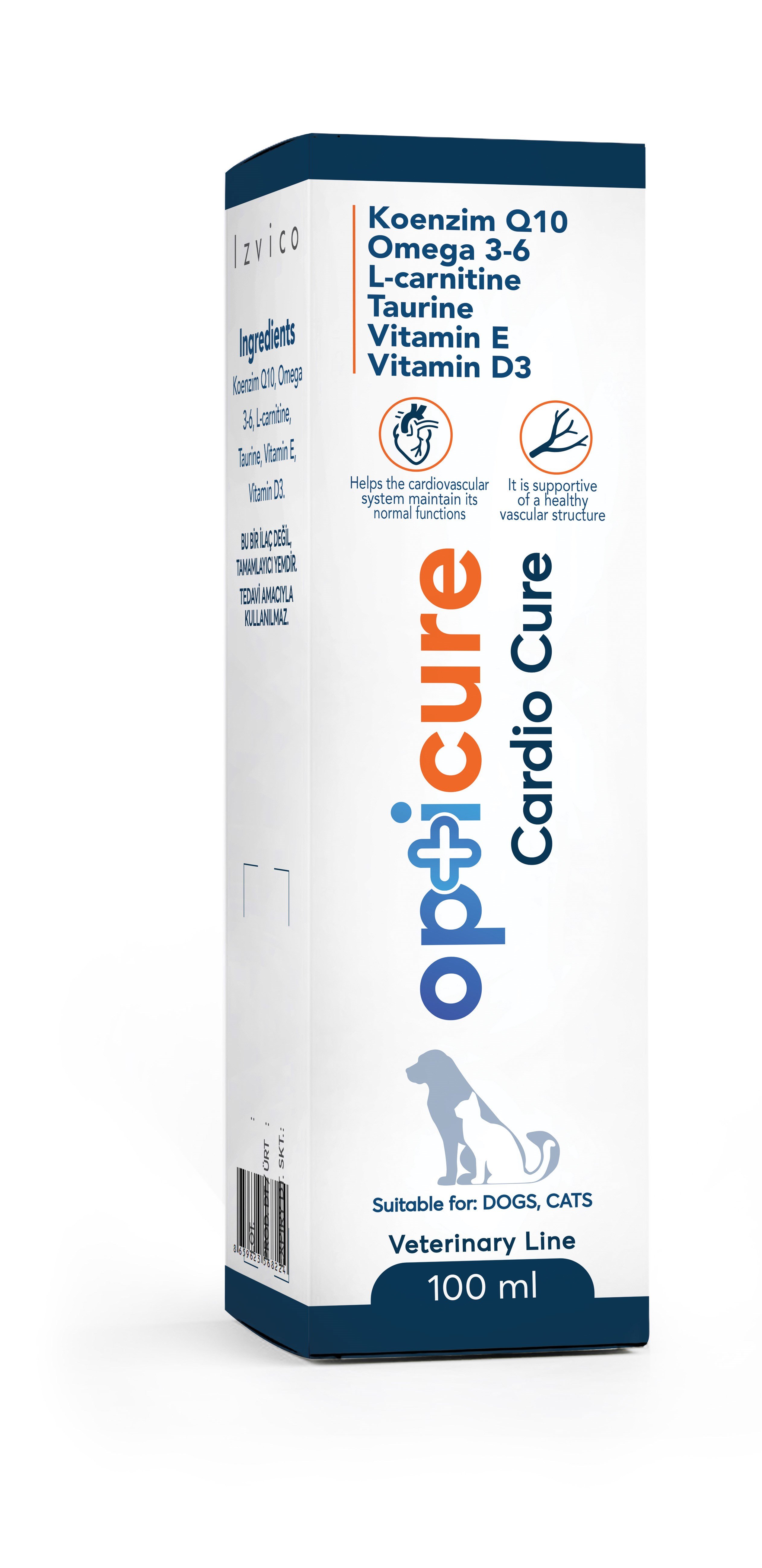Opticure Cardiocure Cat Dog 80gr - Kedi Ödülleri ve Ek Besinleri
