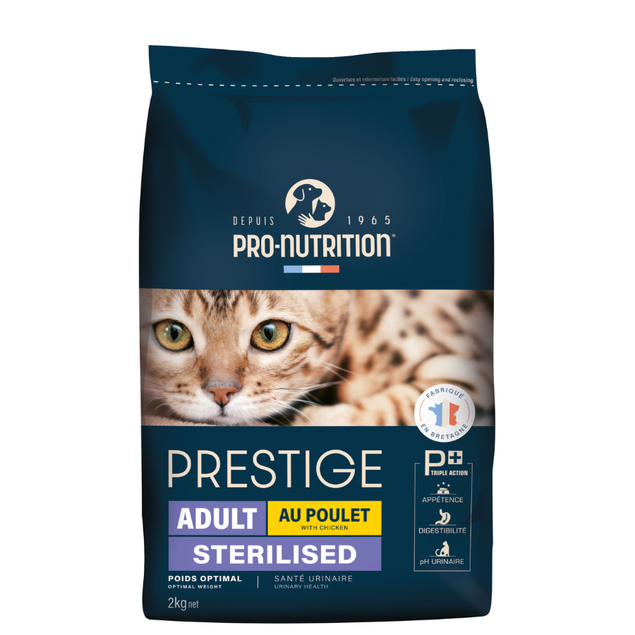 Pro Nutrition Prestige Sterilised Tavuklu Kısırlaştırılmış Kedi Maması 2KG - Yetişkin Kedi Mamaları