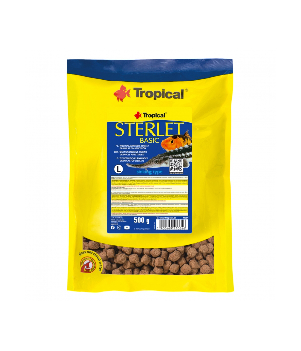Tropical Sterlet Basic L Wor. 500Gr