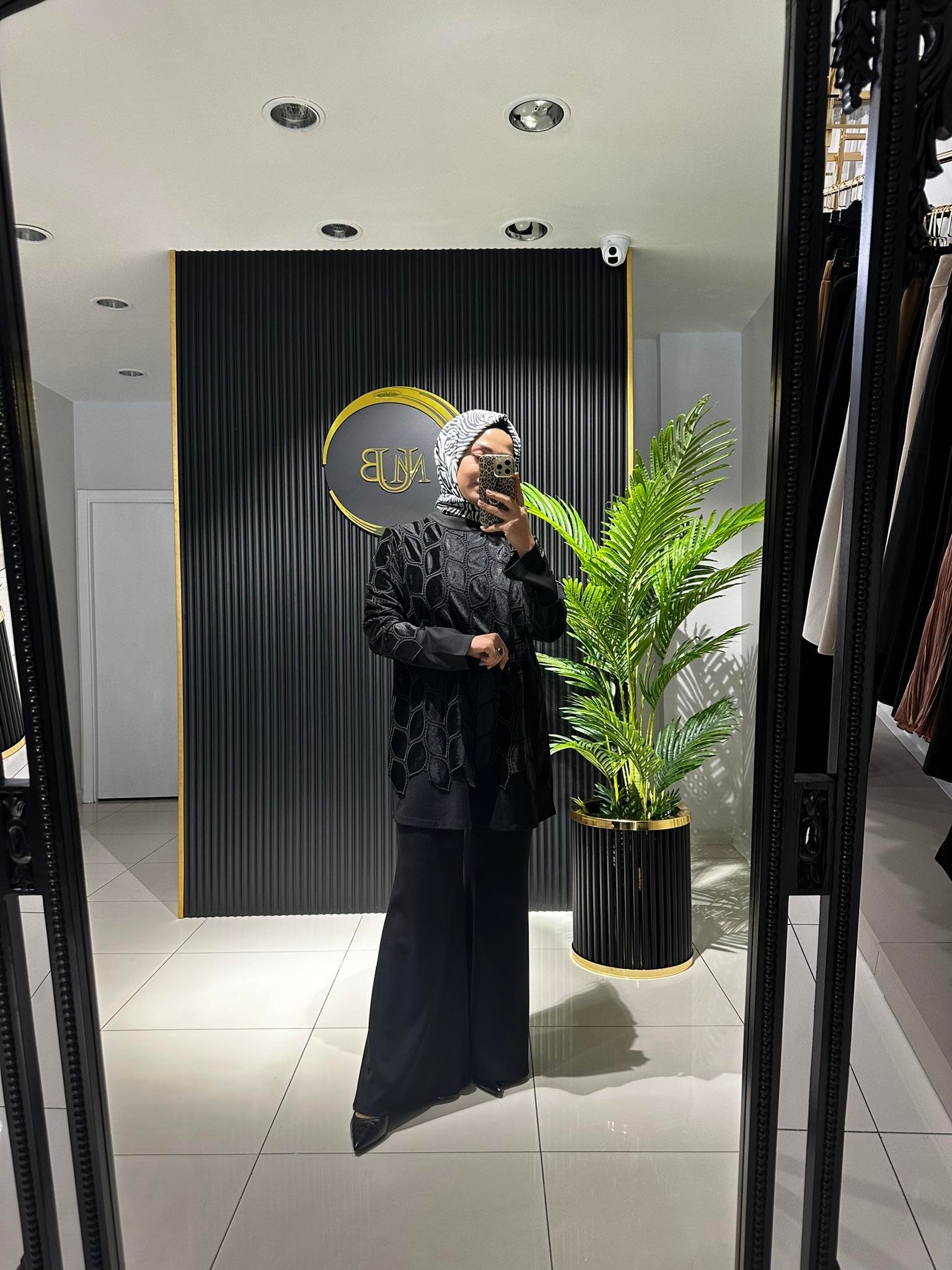 02-1940 PARÇA ÖRME KADİFE TAKIM  SİYAH