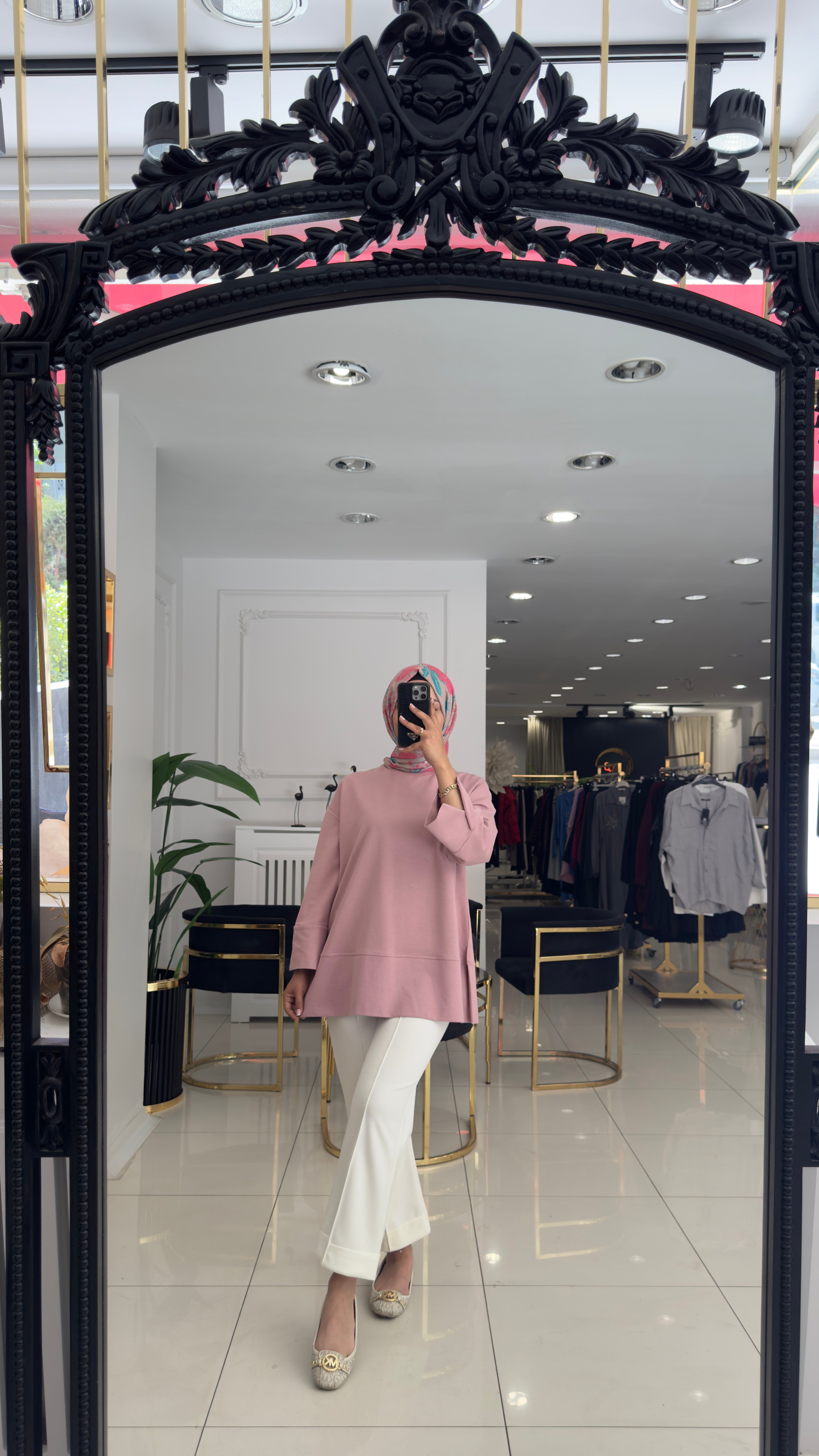 20735 Mona basic sweat- GÜL KURUSU