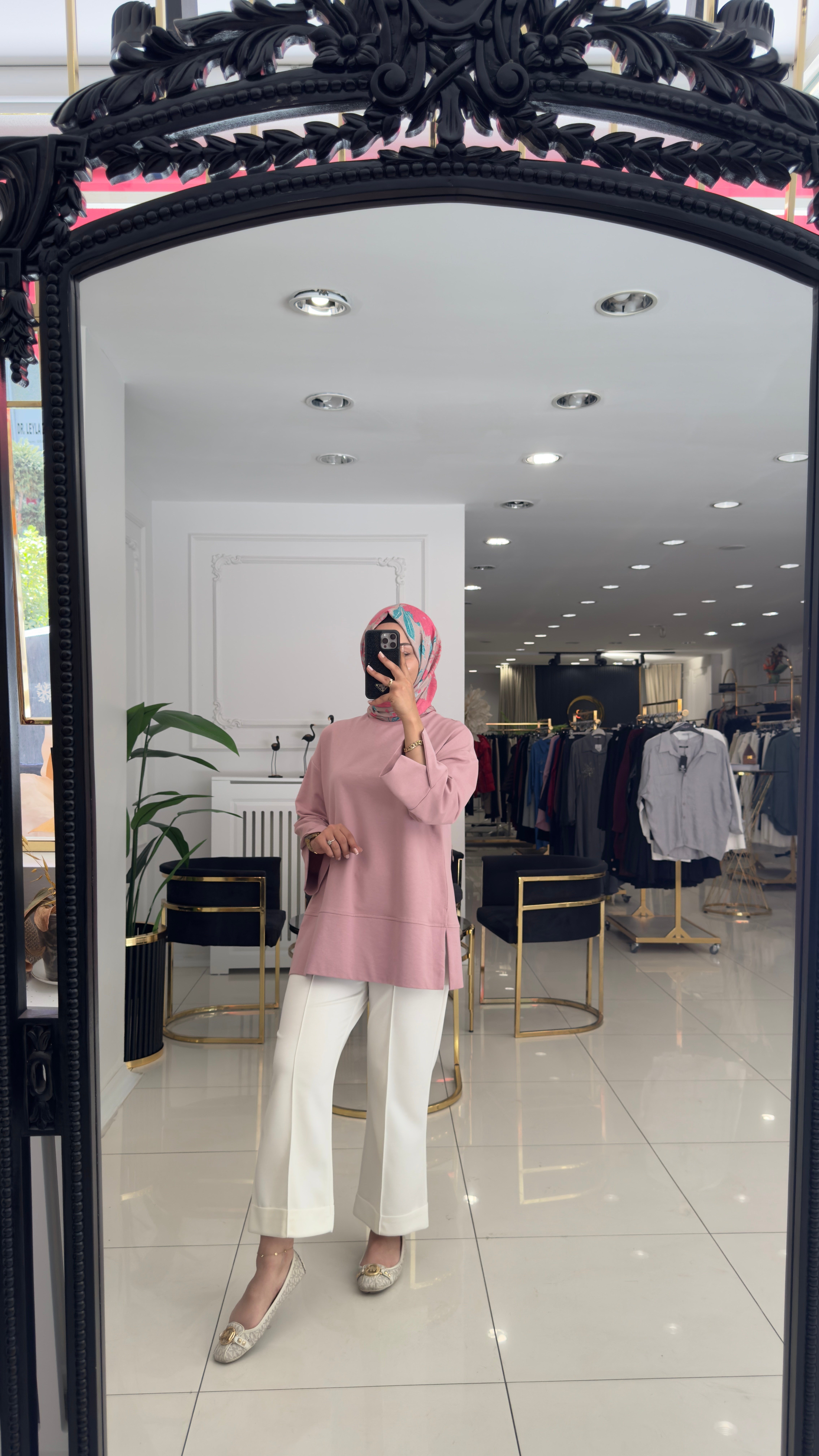 20735 Mona basic sweat- GÜL KURUSU