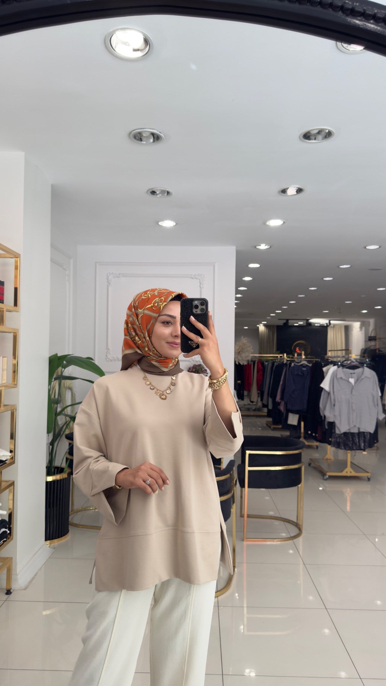 20735 Mona basic sweat- SÜTLÜ KAHVE