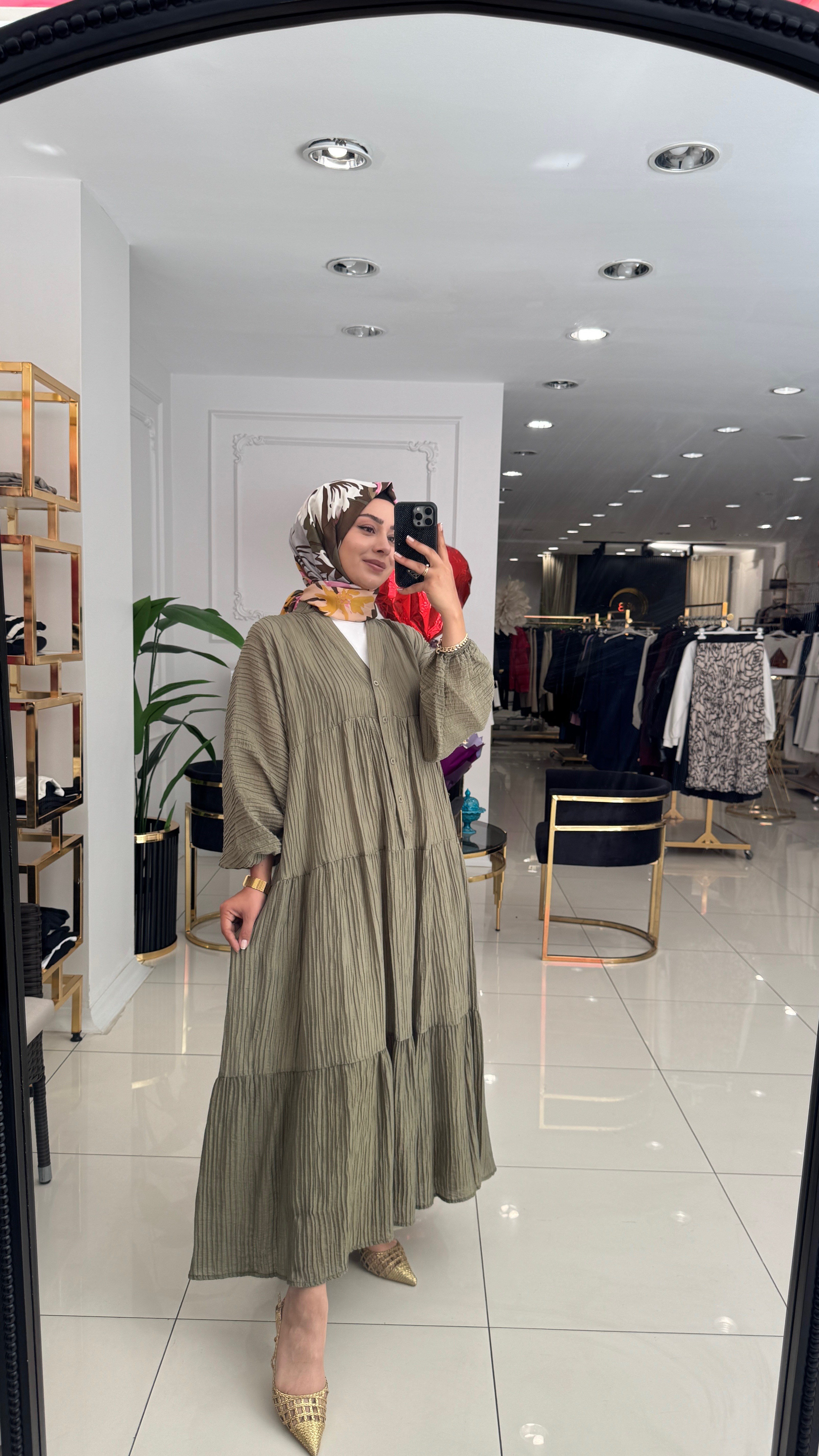 32461 Akordiyon lisa elise-HAKİ