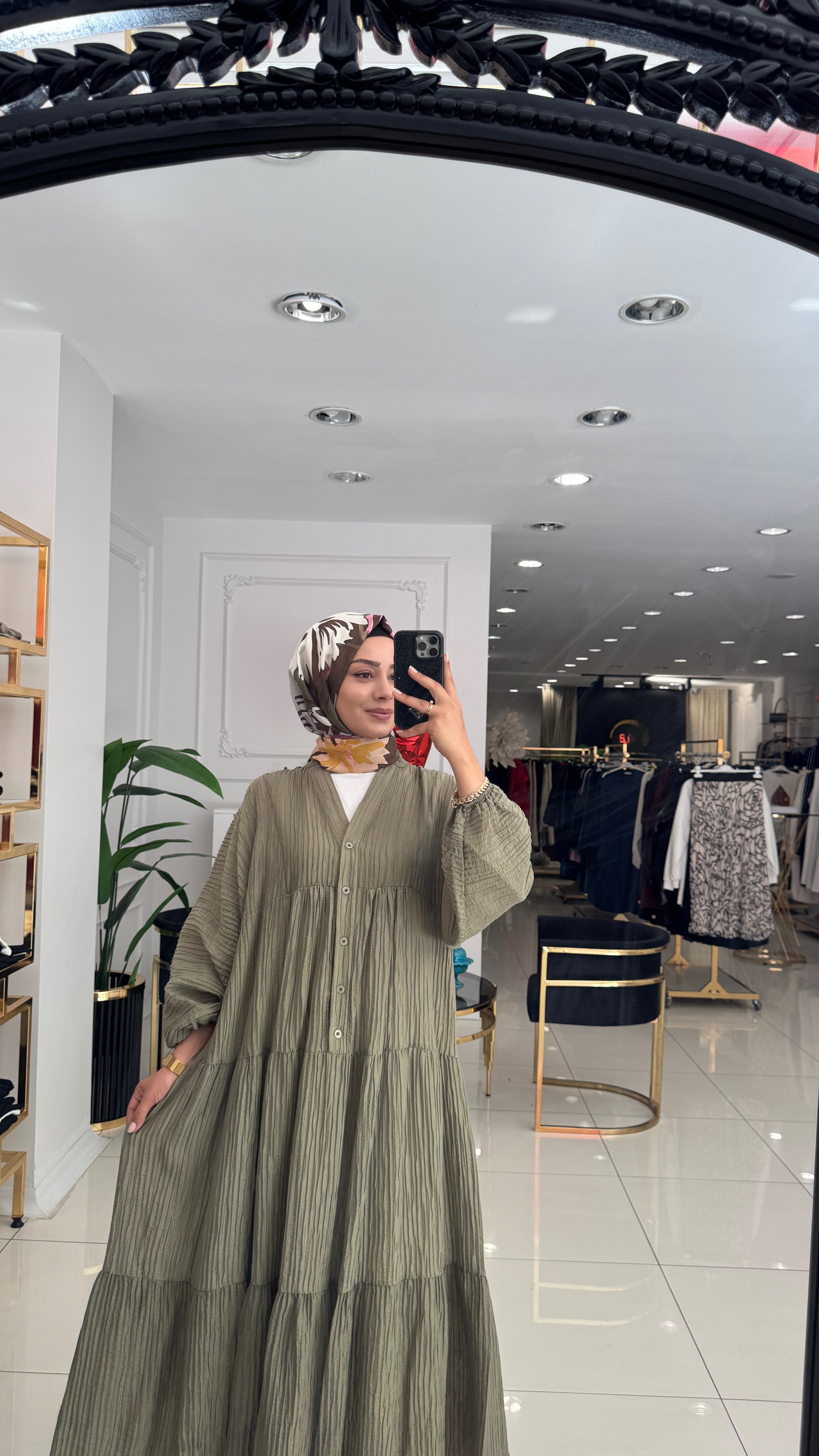 32461 Akordiyon lisa elise-HAKİ