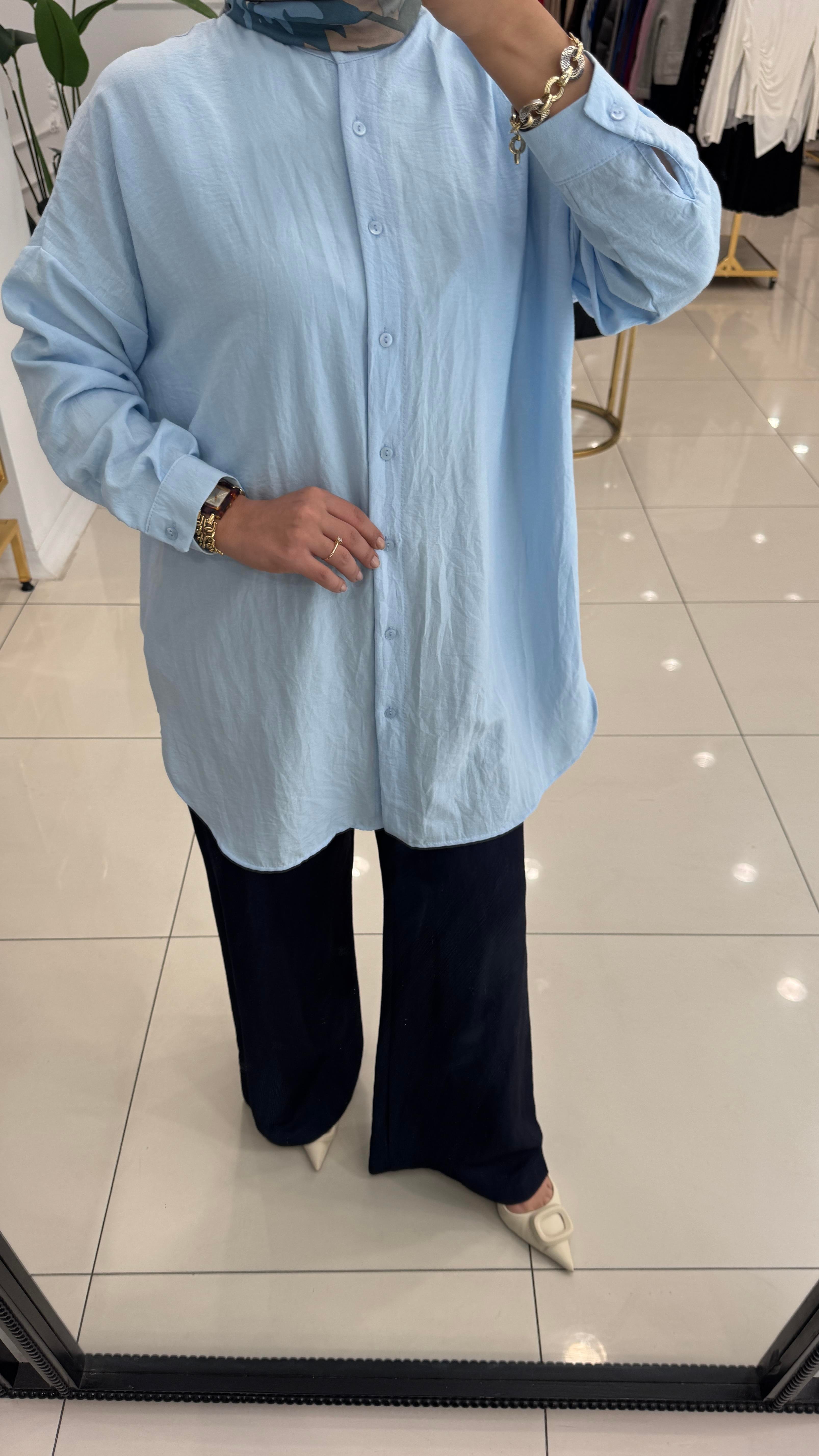 4008 Ada Gömlek- BEBE MAVİ