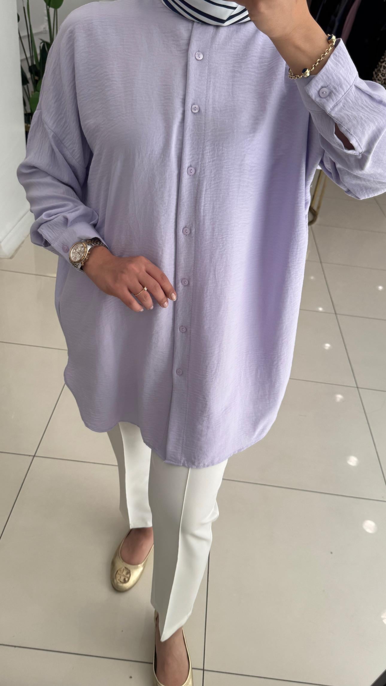 4008 Ada Gömlek- LİLA